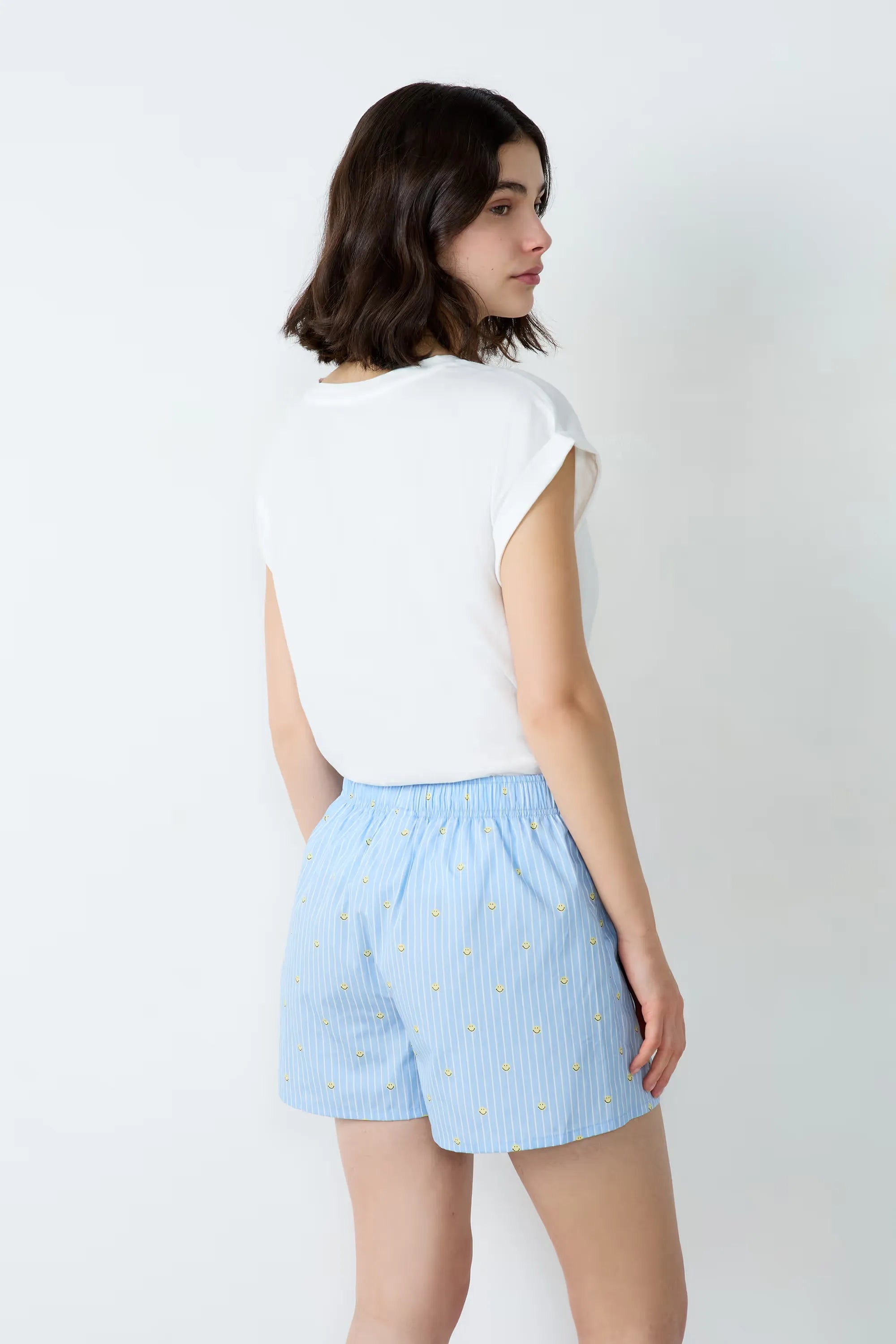 Cotton Striped Pajama Shorts | Etam