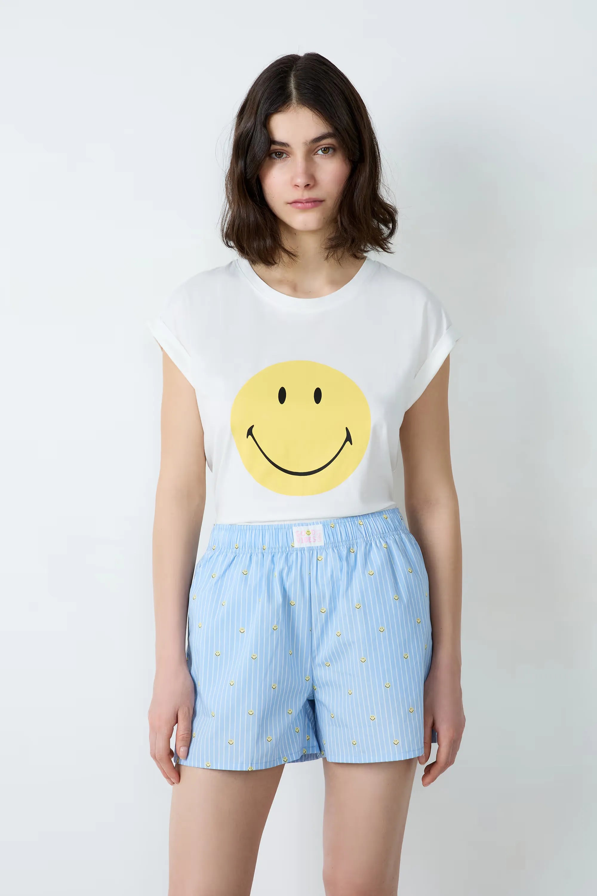 Cotton Striped Pajama Shorts | Etam