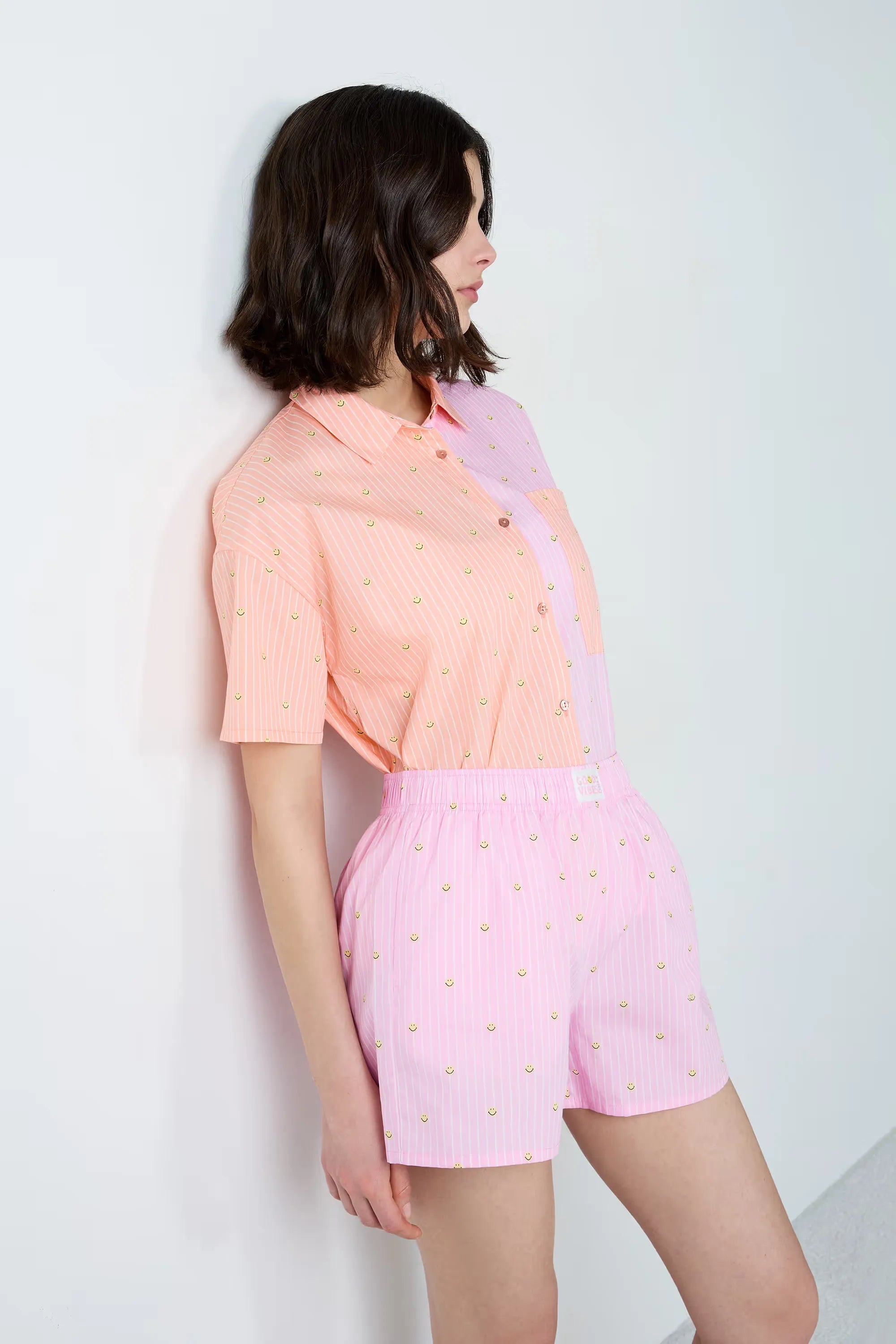 Cotton Striped Pajama Shorts | Etam