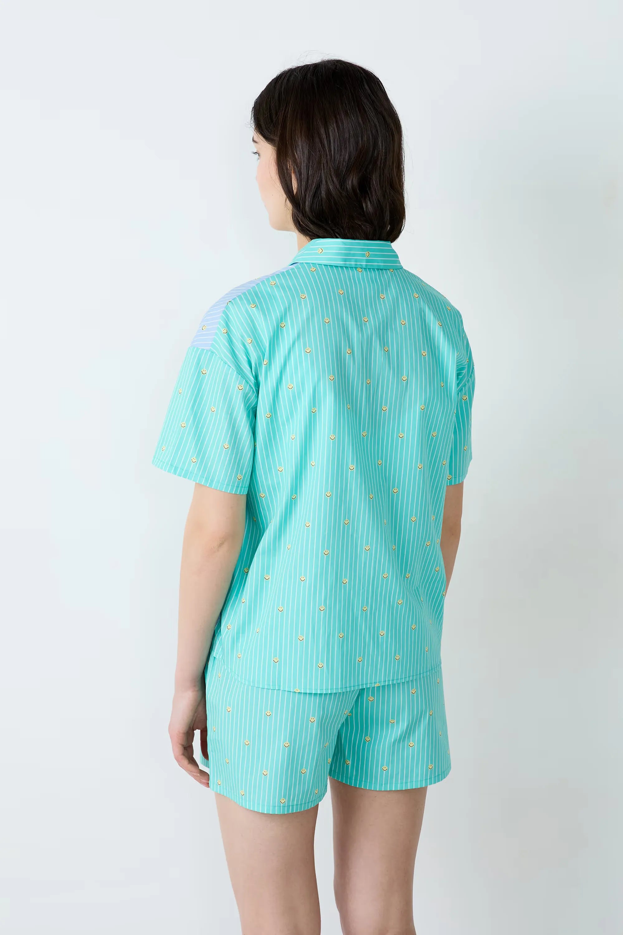 Striped Short Sleeve Pajama Shirt | Etam