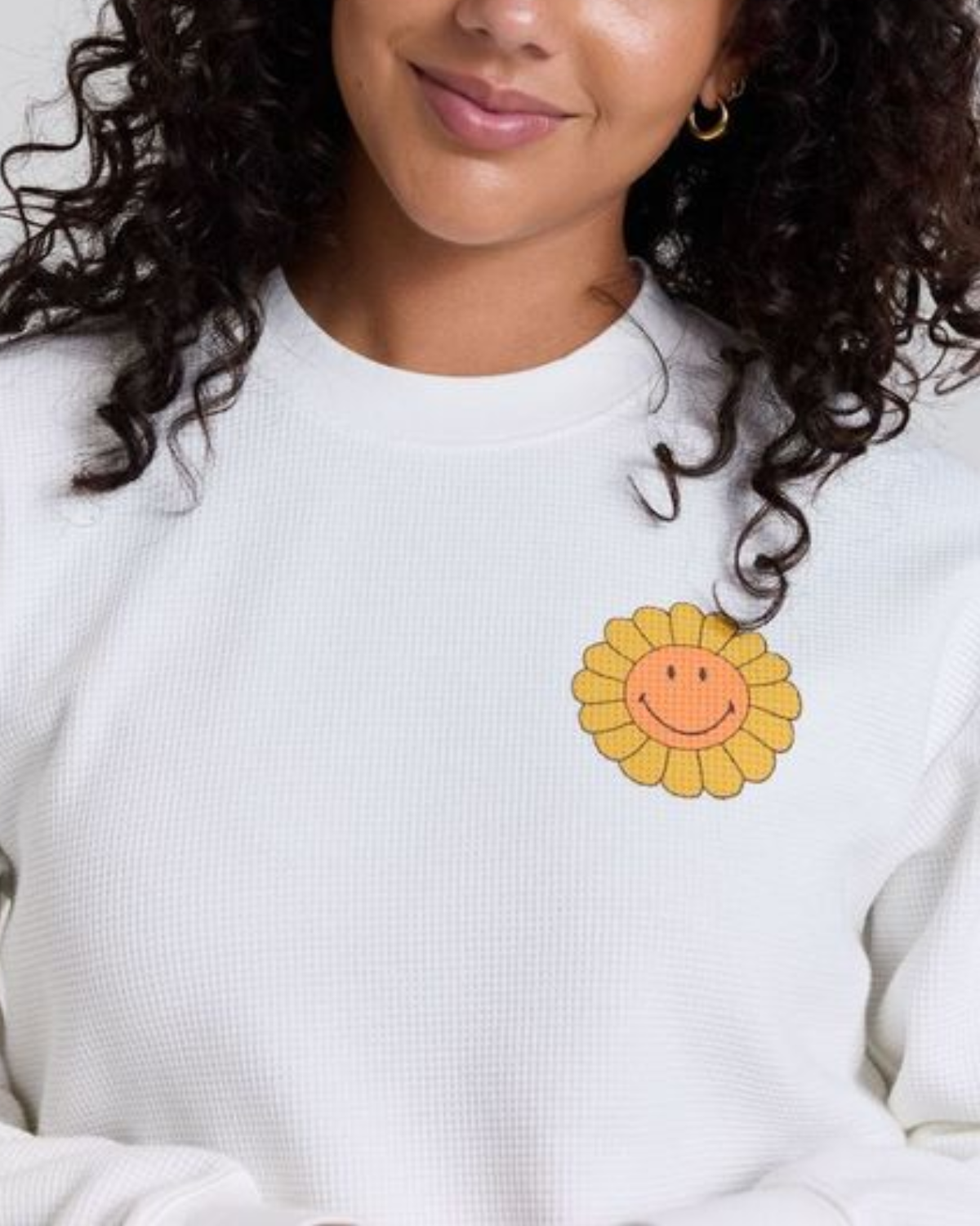 Smiley® In The Valley Thermal Longsleeve, White