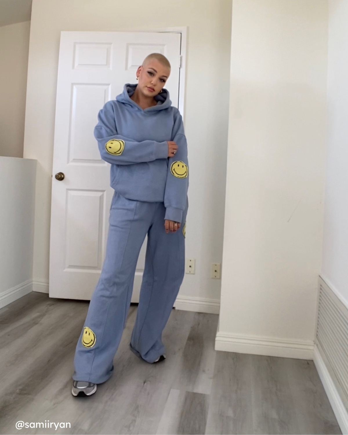 Smiley® Straight Leg Pants, Blue