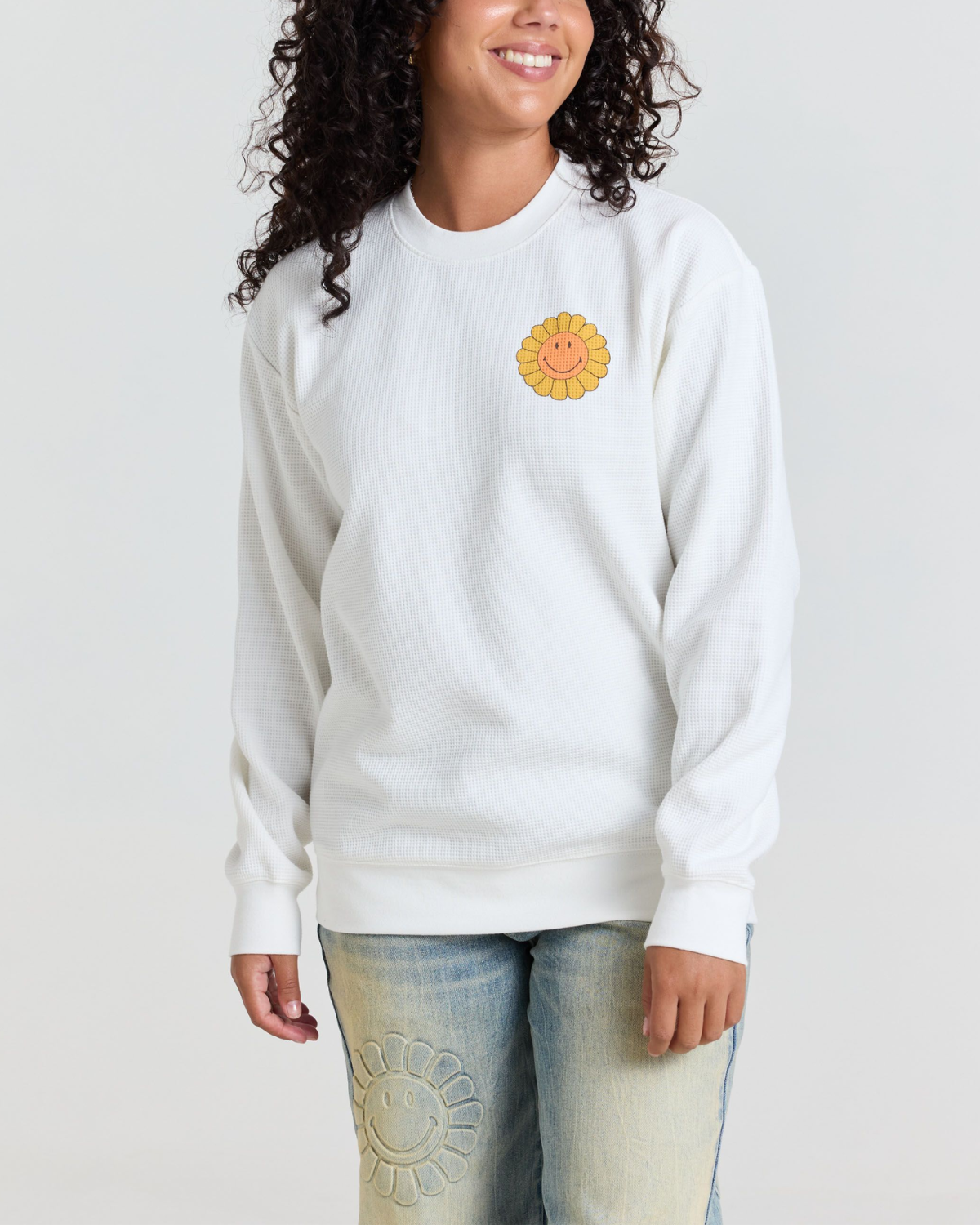 Smiley® In The Valley Thermal Longsleeve, White