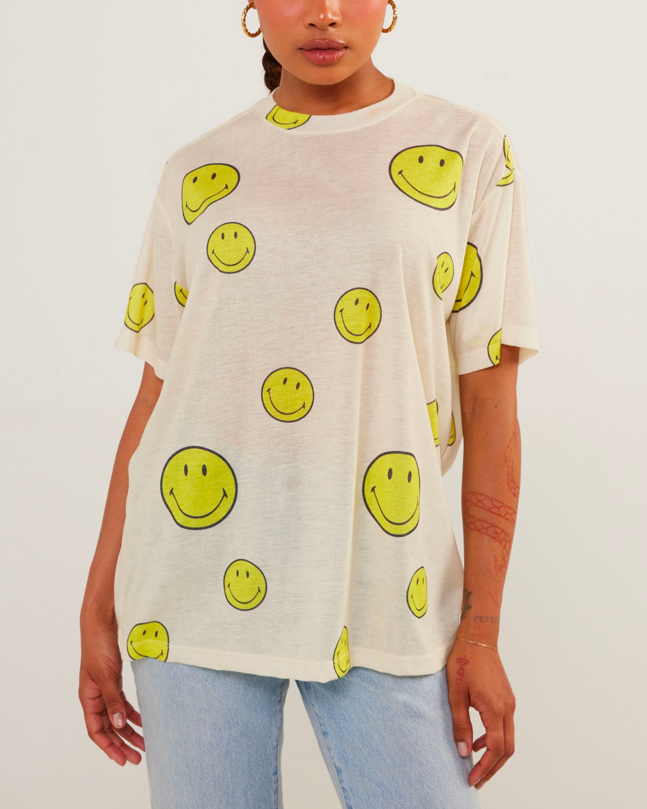 Smiley® Oversized Tissue Tee