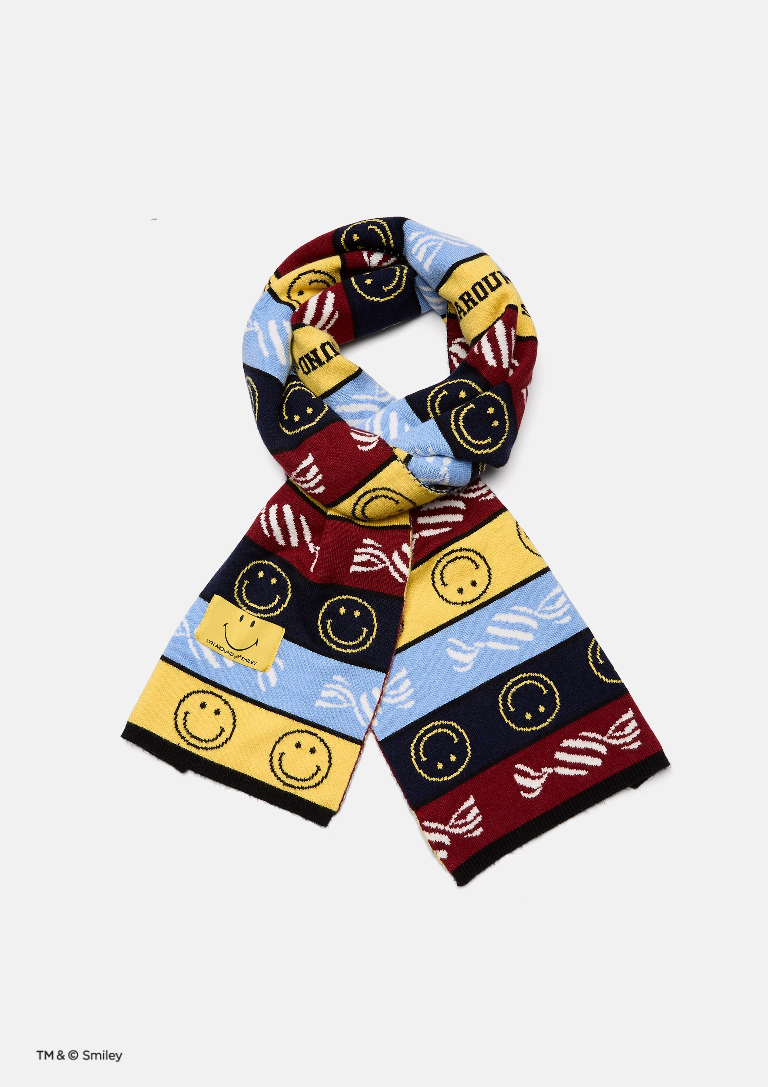 Smile Stripe Scarf