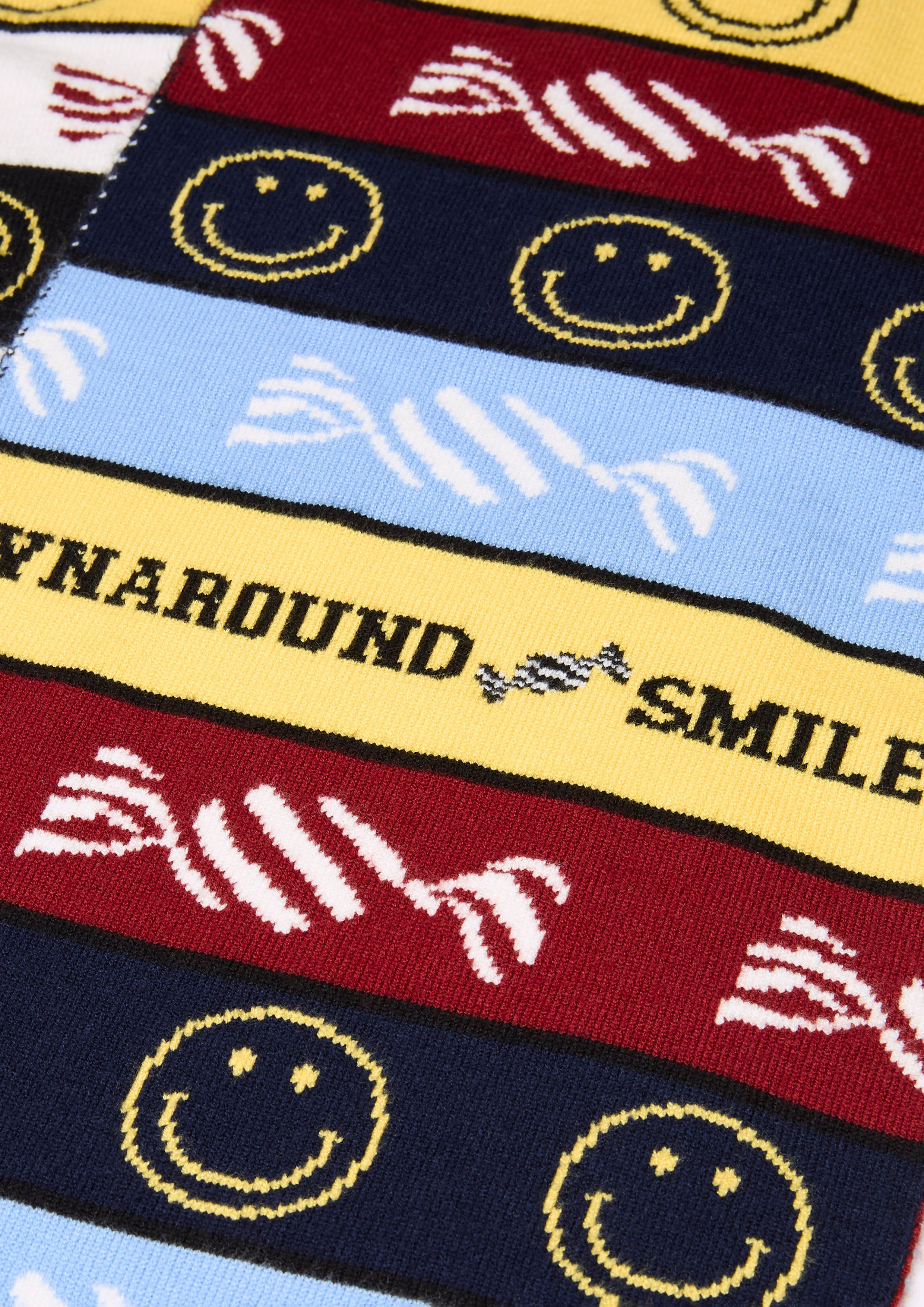 Smile Stripe Scarf