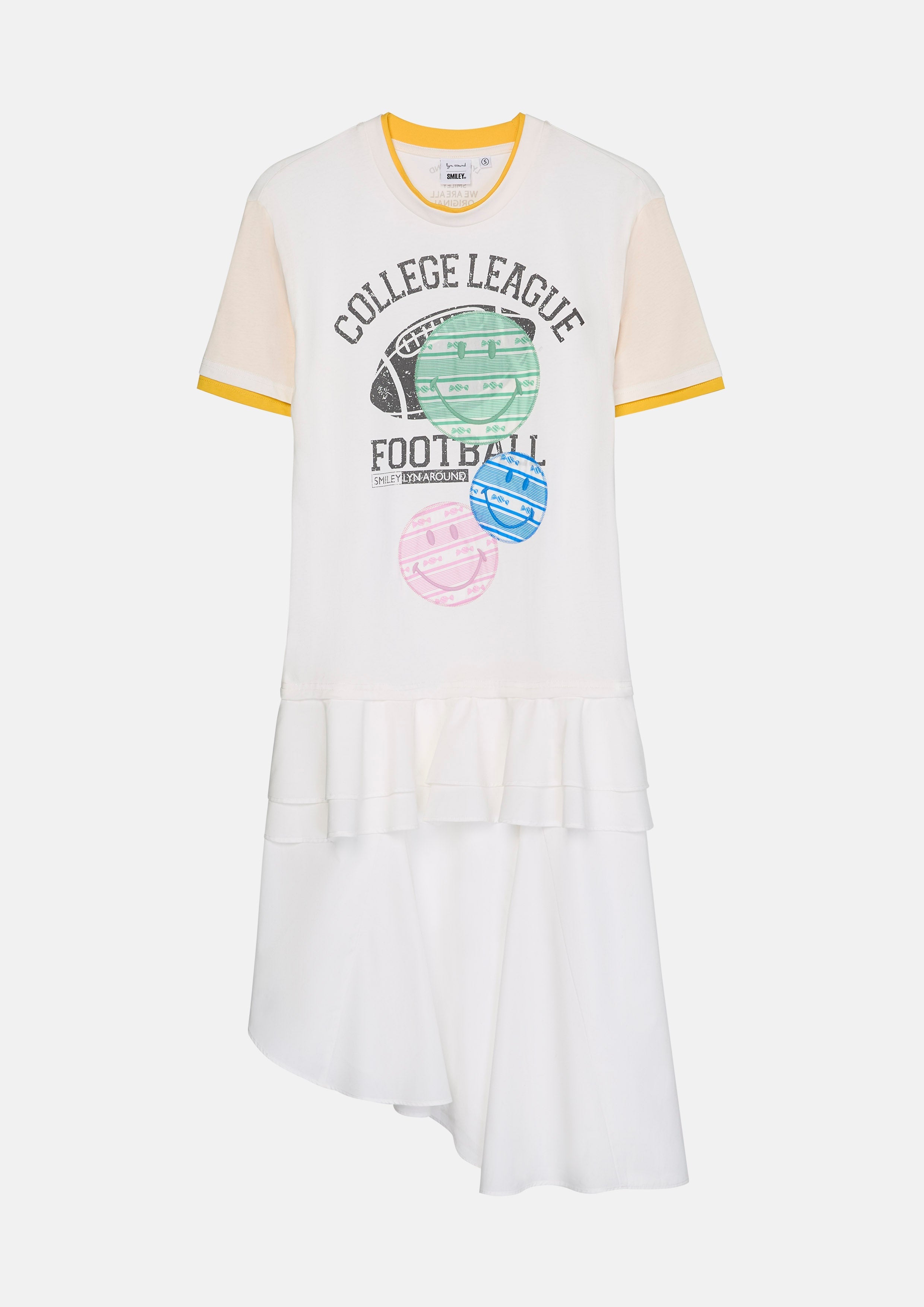 Graphic Print Mini Dress Lyn around x SMILEY