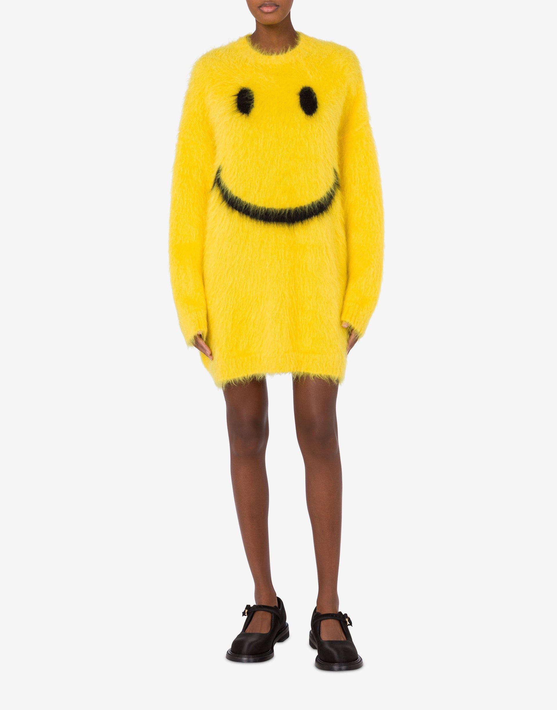 Dress in brushed mohair Smiley