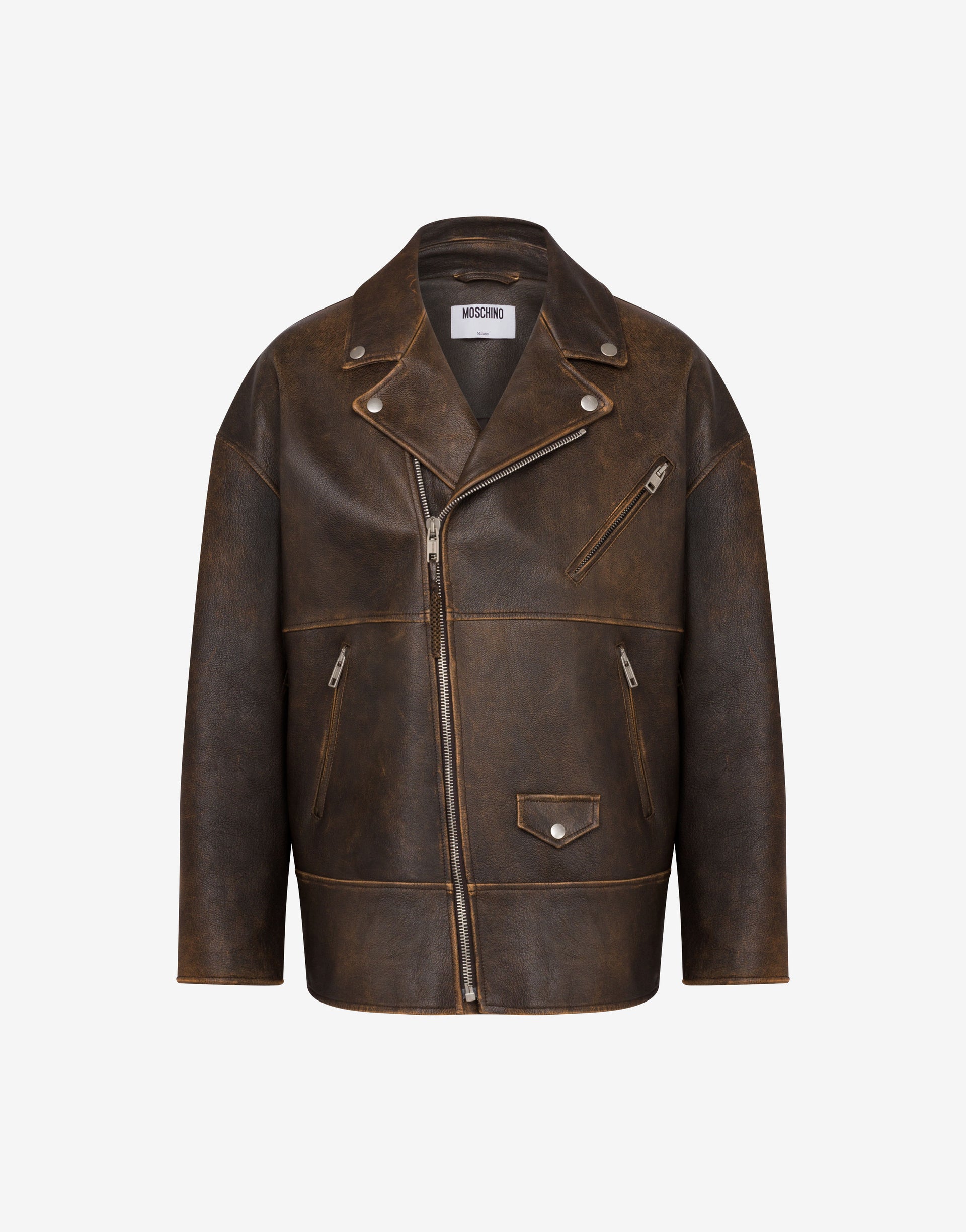 Nappa Leather Biker Jacket Smiley®