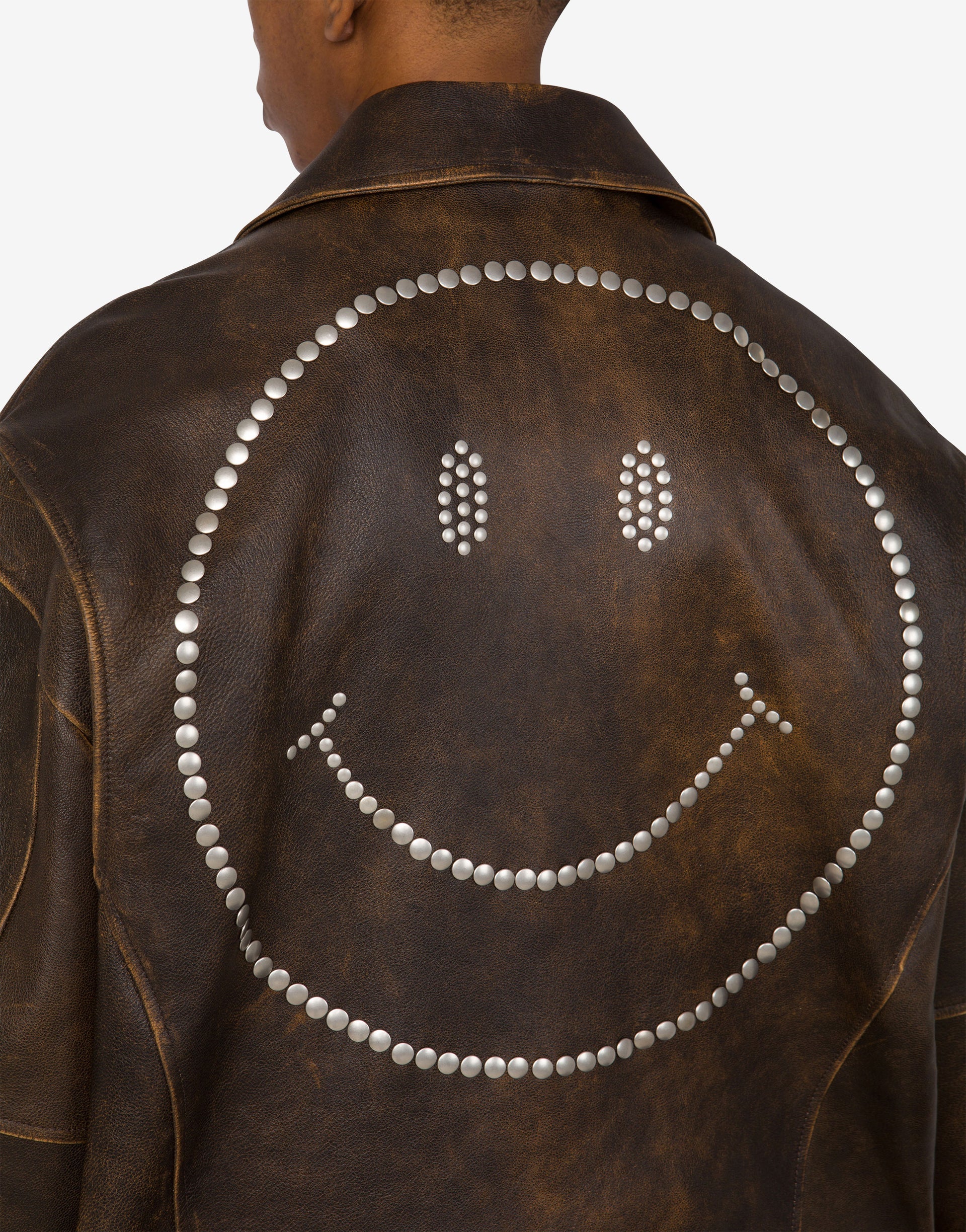 Nappa Leather Biker Jacket Smiley®