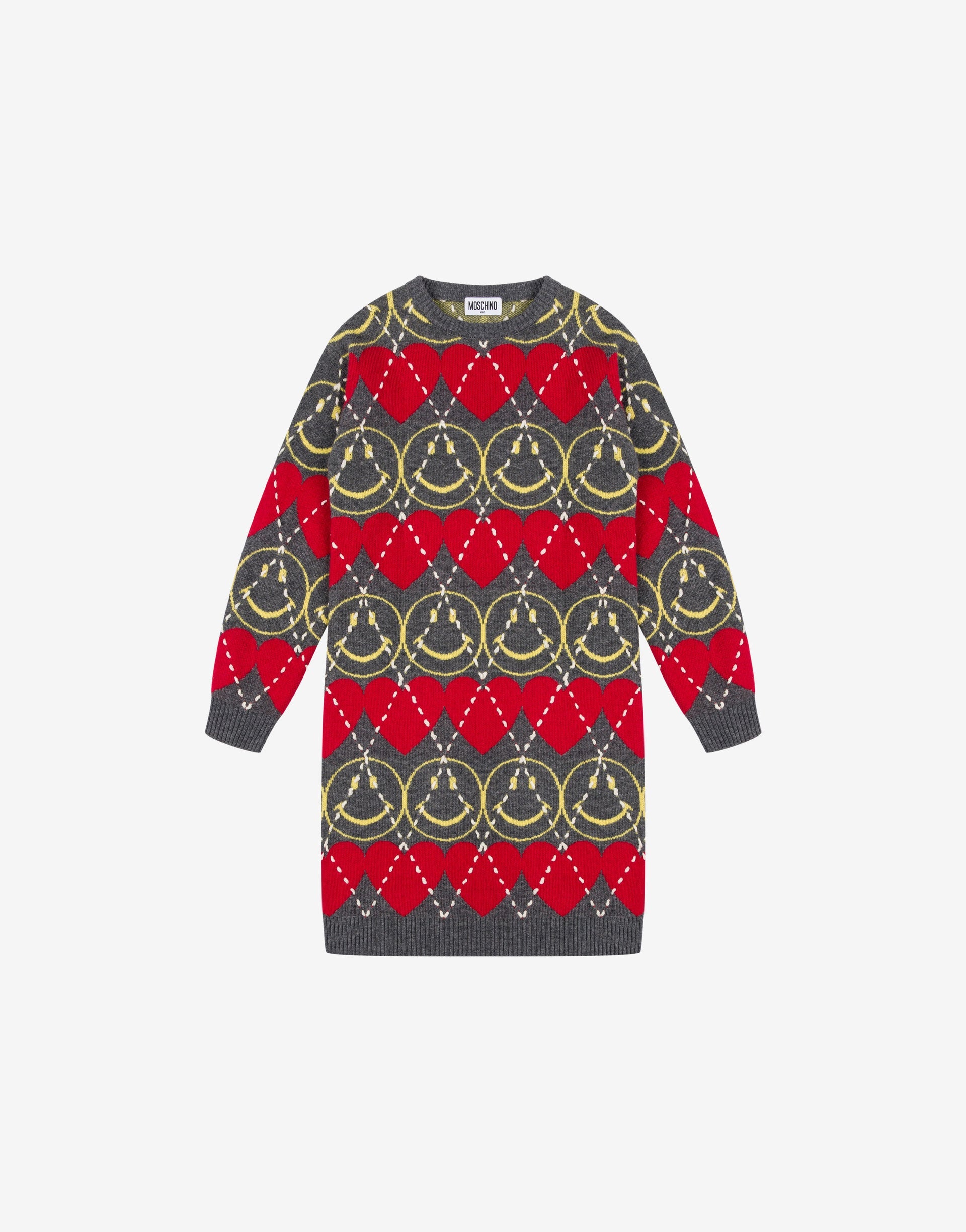 Smiley® wool blend dress