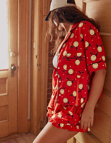 ابتسامة إيري® قميص بيجامة من الفلانيل