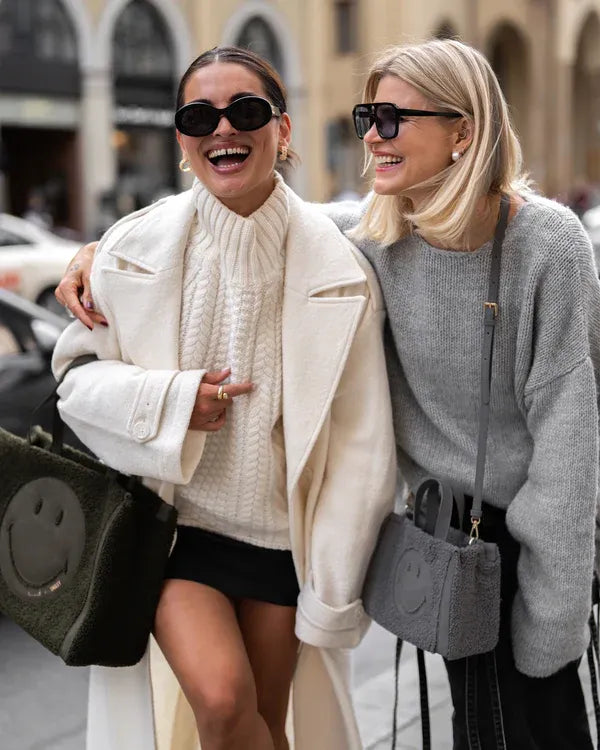 Mini Tote Smiley® Grey