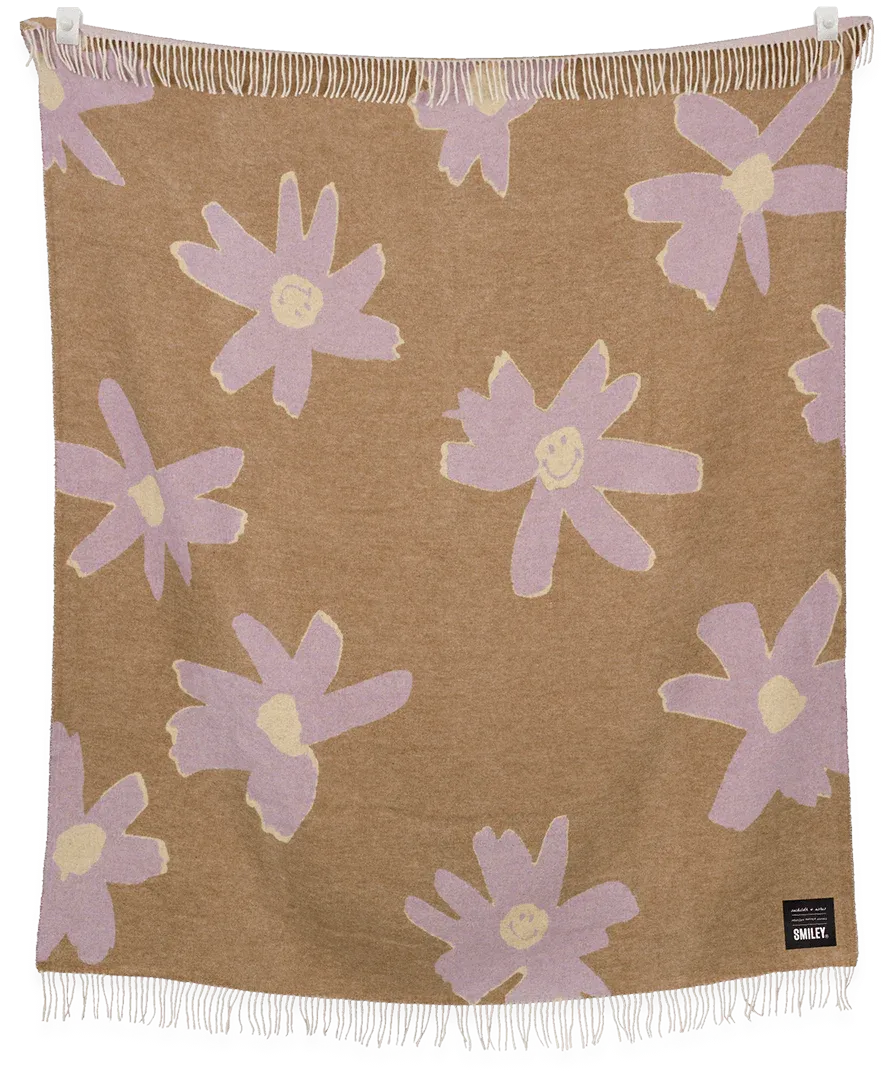 Sackcloth & Ashes x Smiley® | Bloom Radiance Blanket