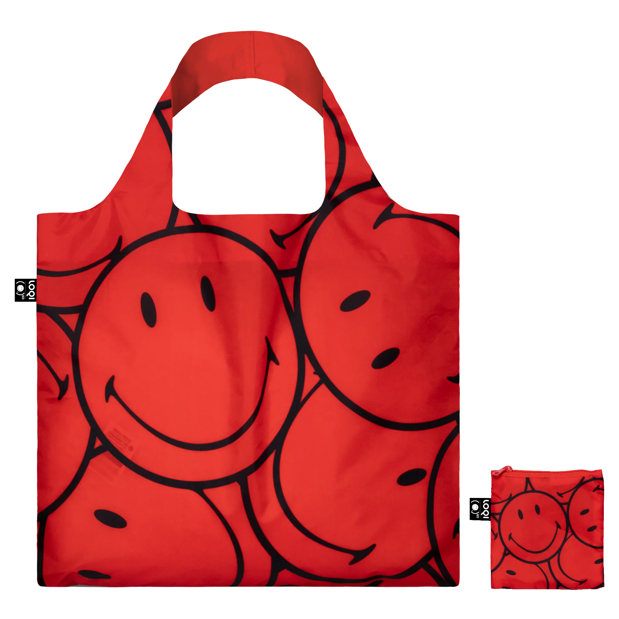 SMILEY Red Lucky Red Recyced Bag