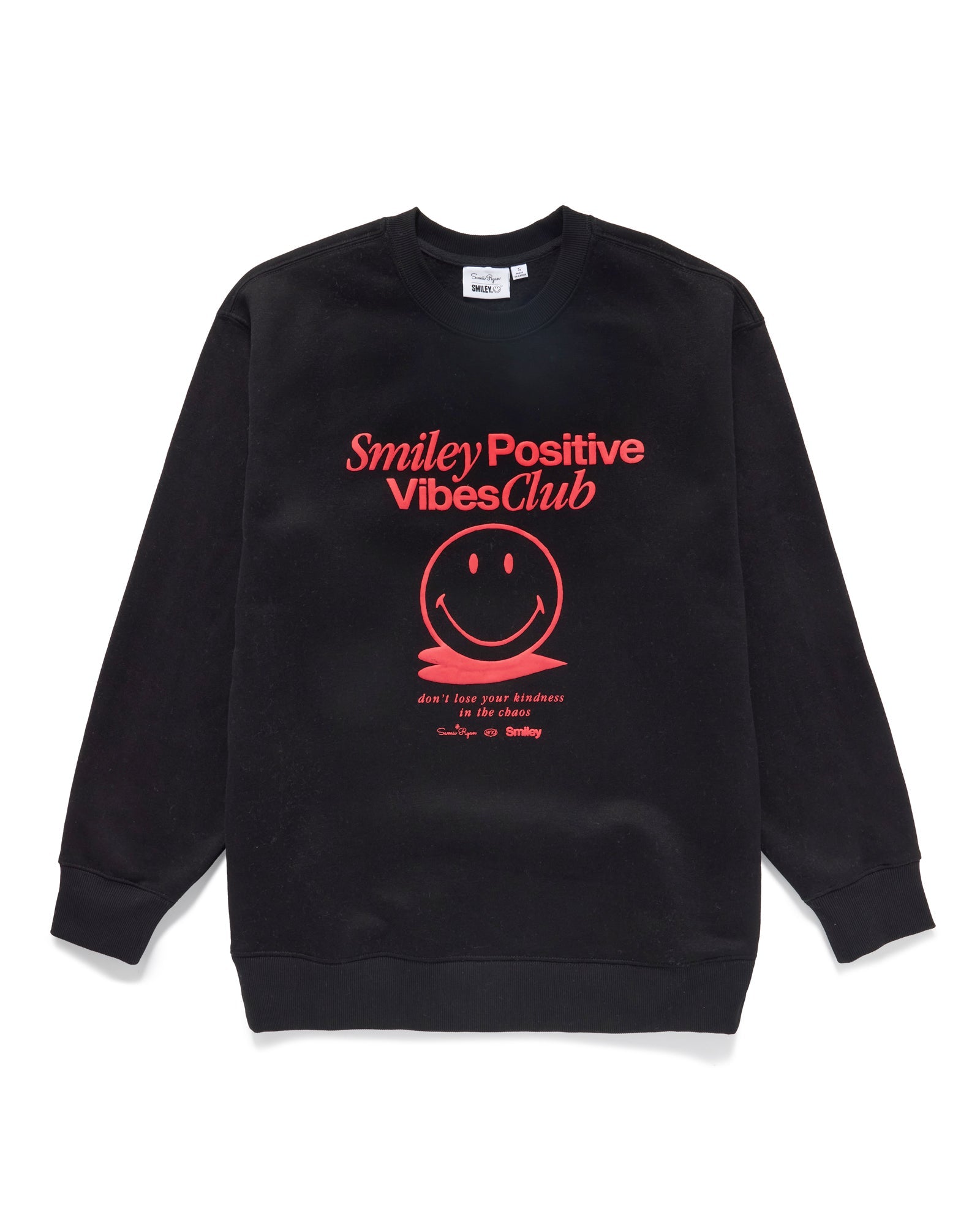 Smiley® Positive Vibes Club Crewneck