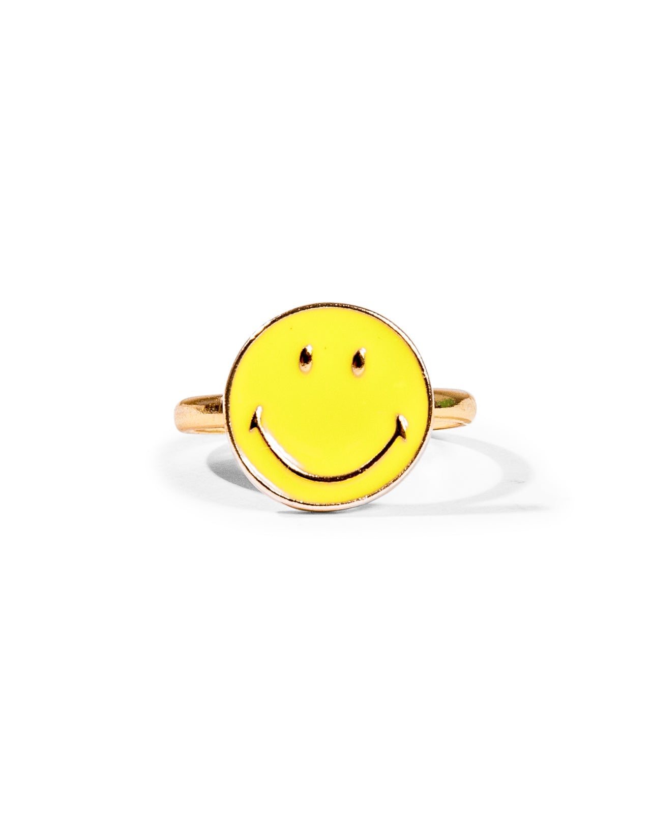 Smiley® Ring in 14k Gold Plated Brass – Adjustable Fit