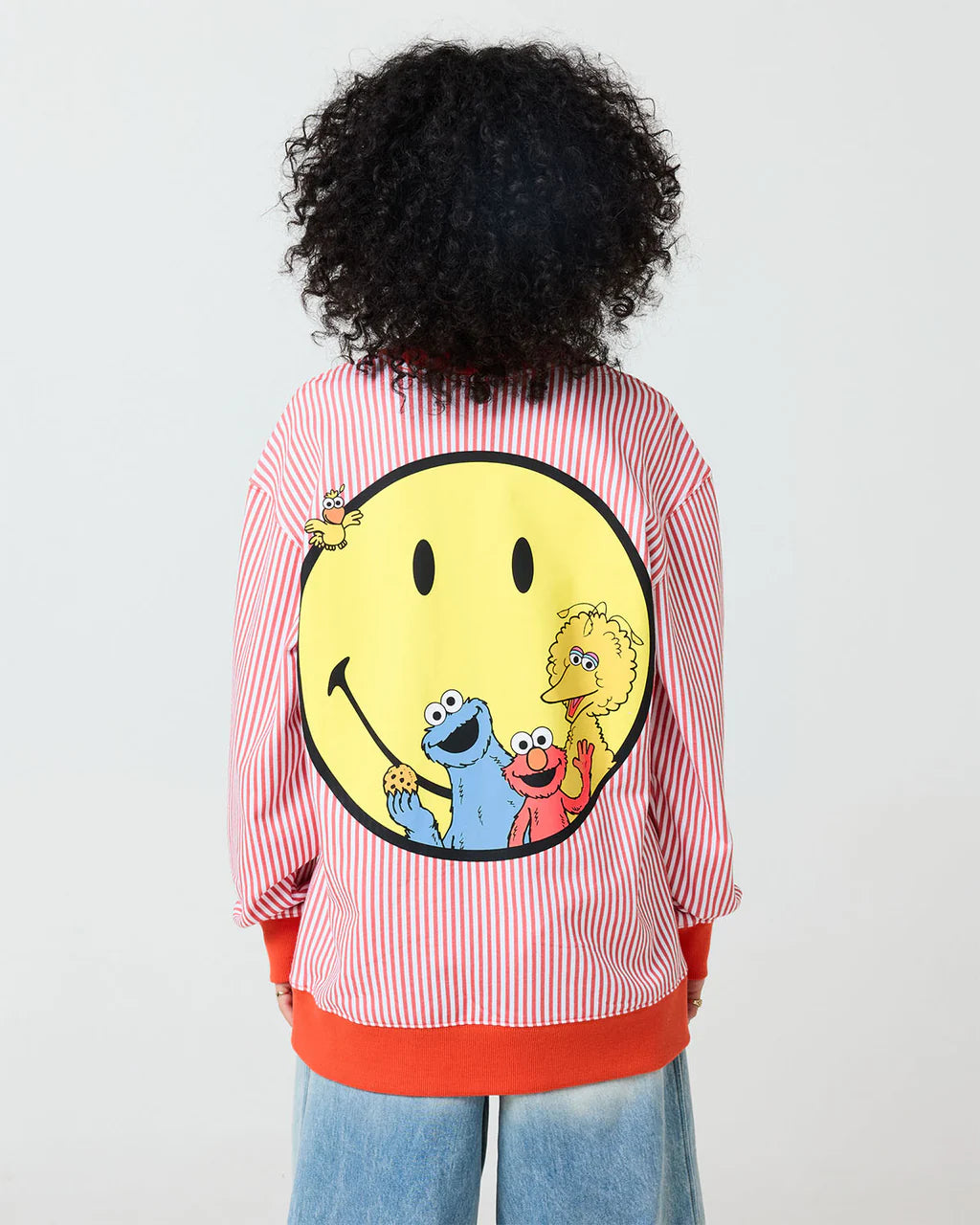 Sesame Street The Happy Club Crewneck, Red
