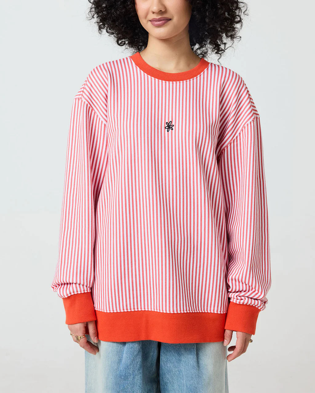 Sesame Street The Happy Club Crewneck, Red