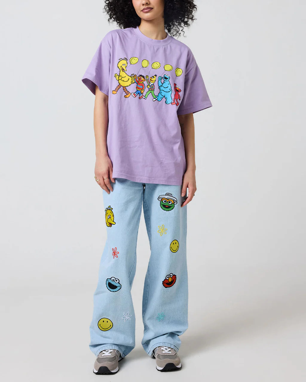 Sesame Street A Happy Stroll Oversized Tee