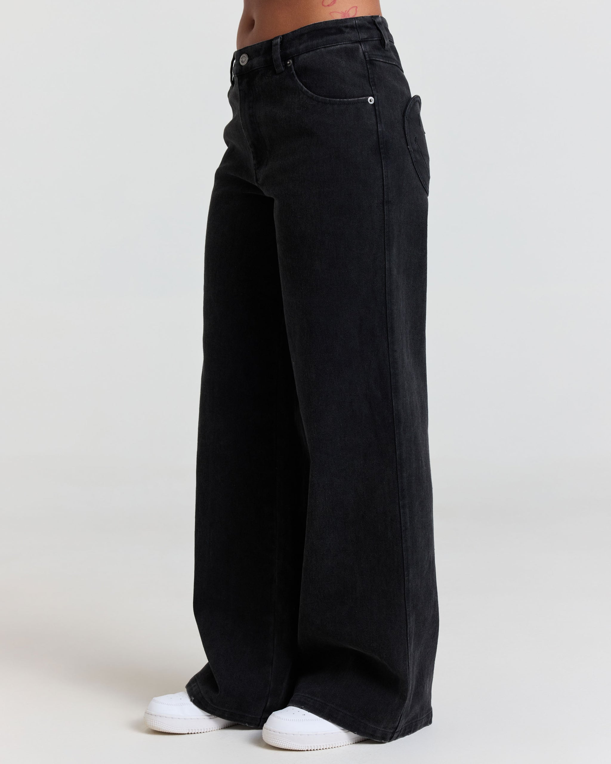 Smiley® Denim Jeans, Vintage Black