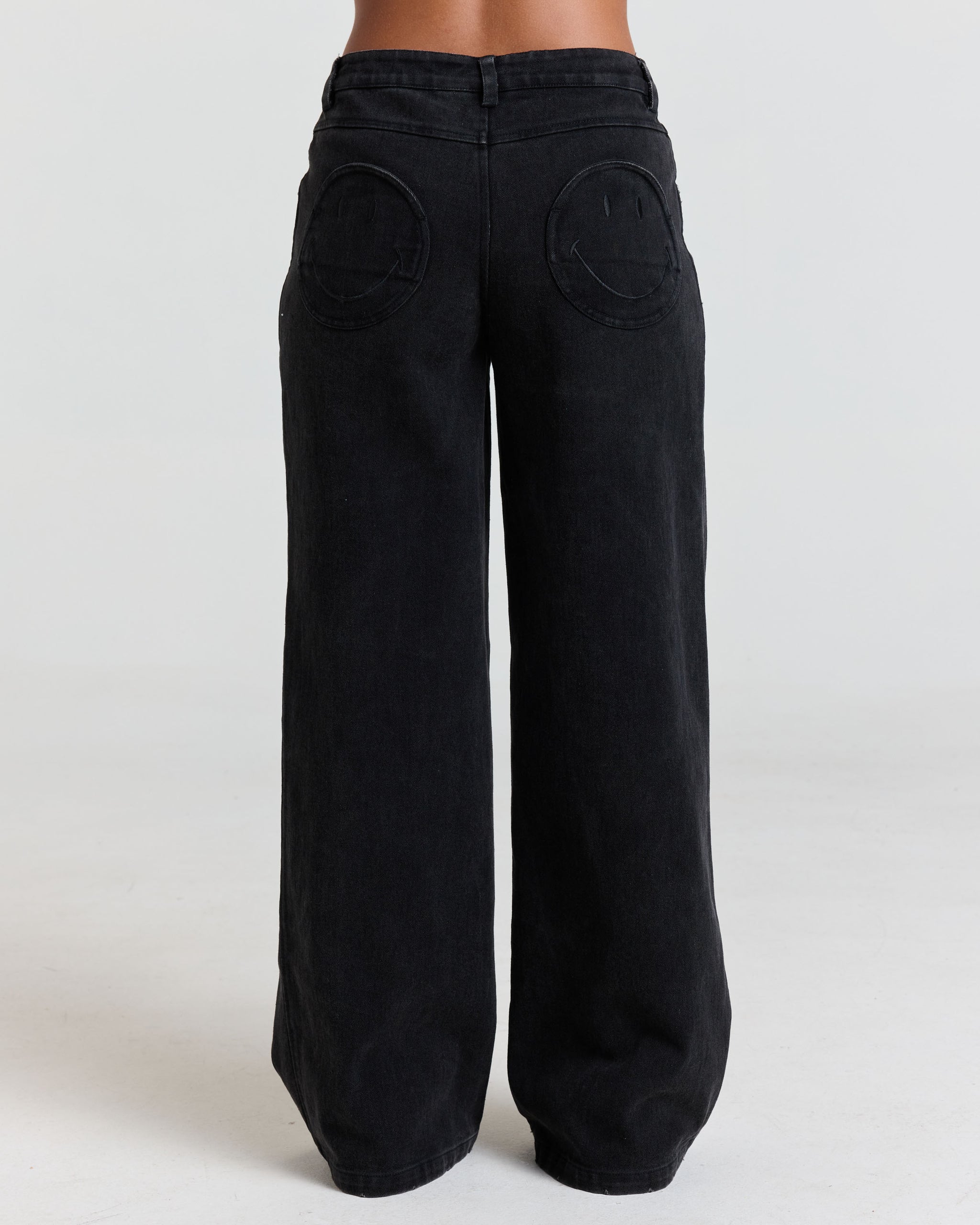 Smiley® Denim Jeans, Vintage Black