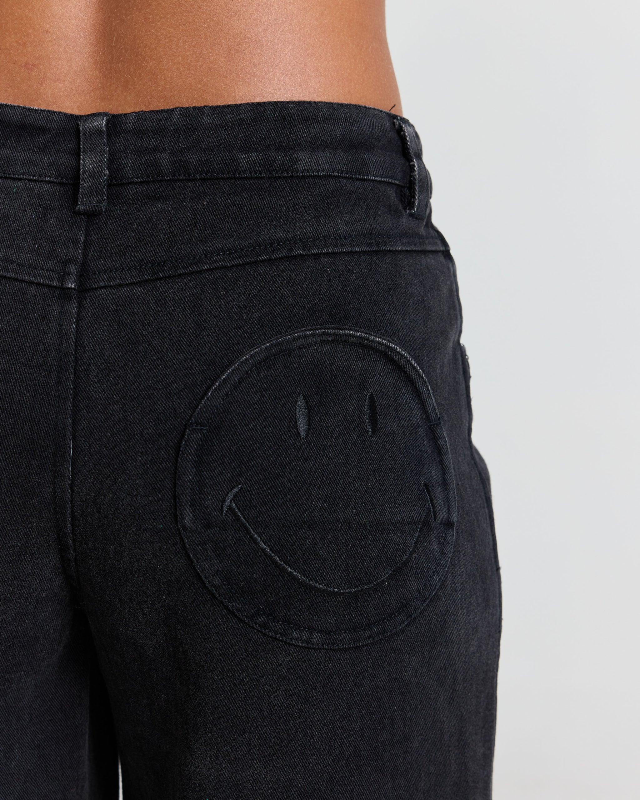 Smiley® Denim Jeans, Vintage Black