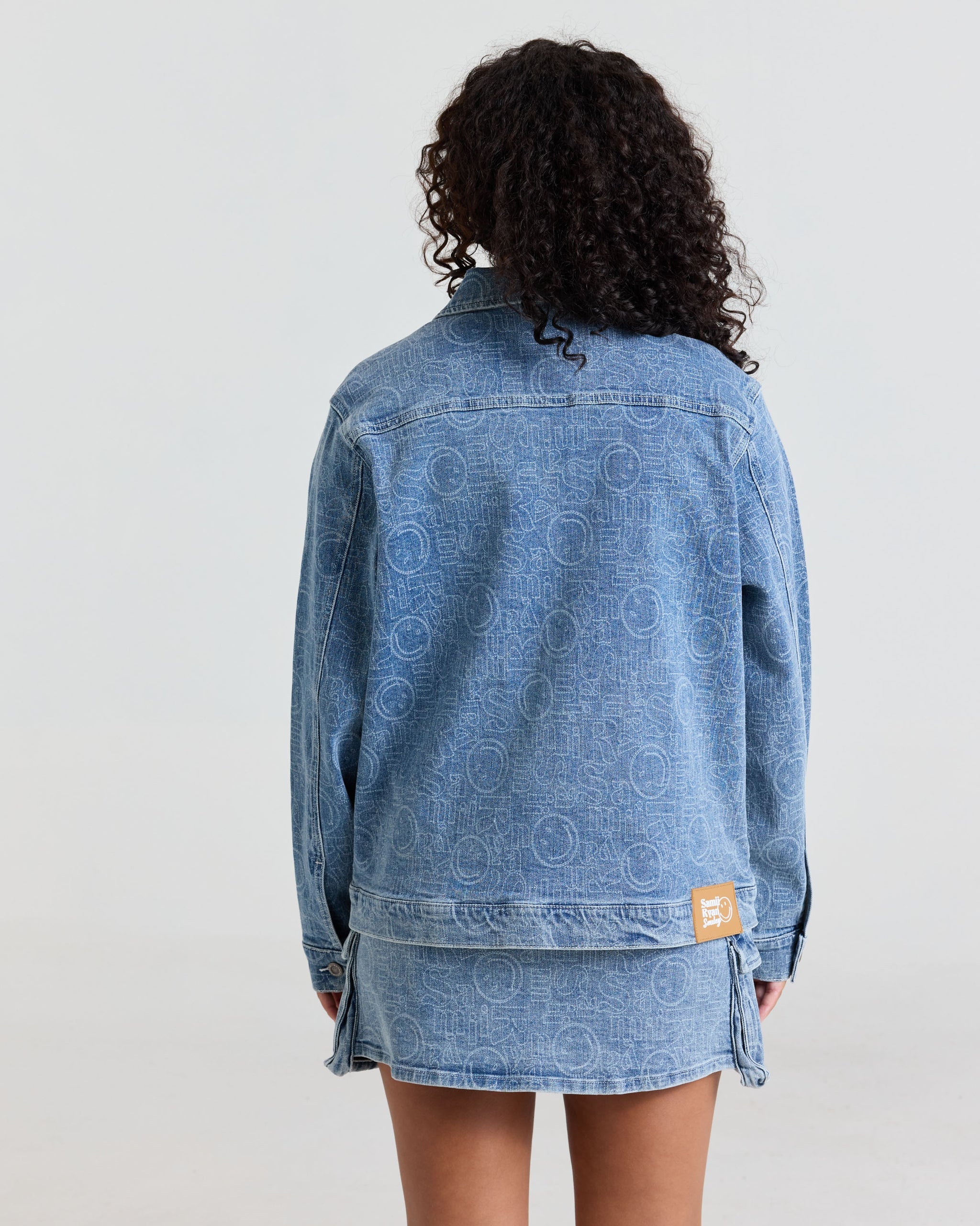 Smiley® Oversized Denim Jacket