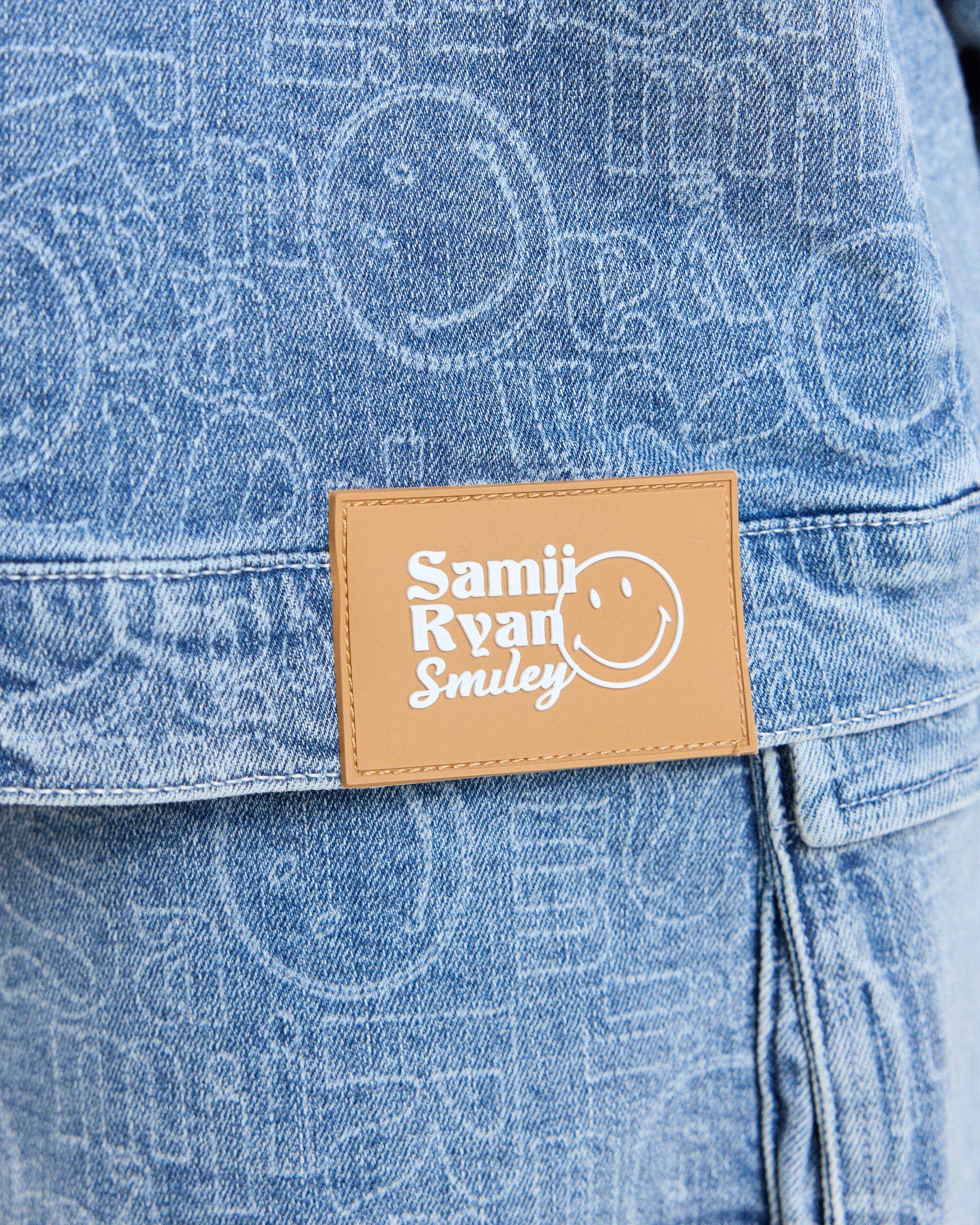 Smiley® Oversized Denim Jacket