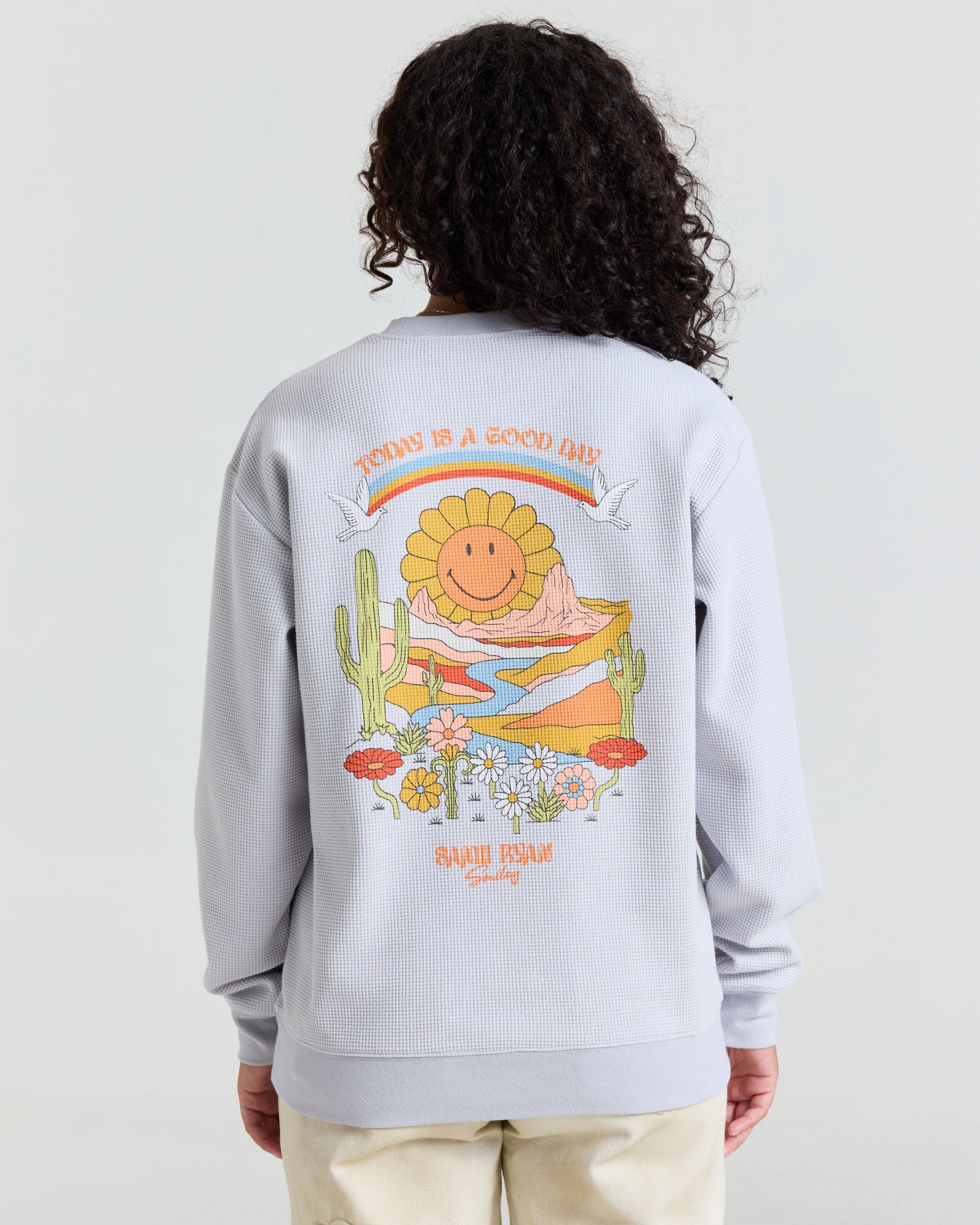 Smiley® In The Valley Thermal Longsleeve, Grey