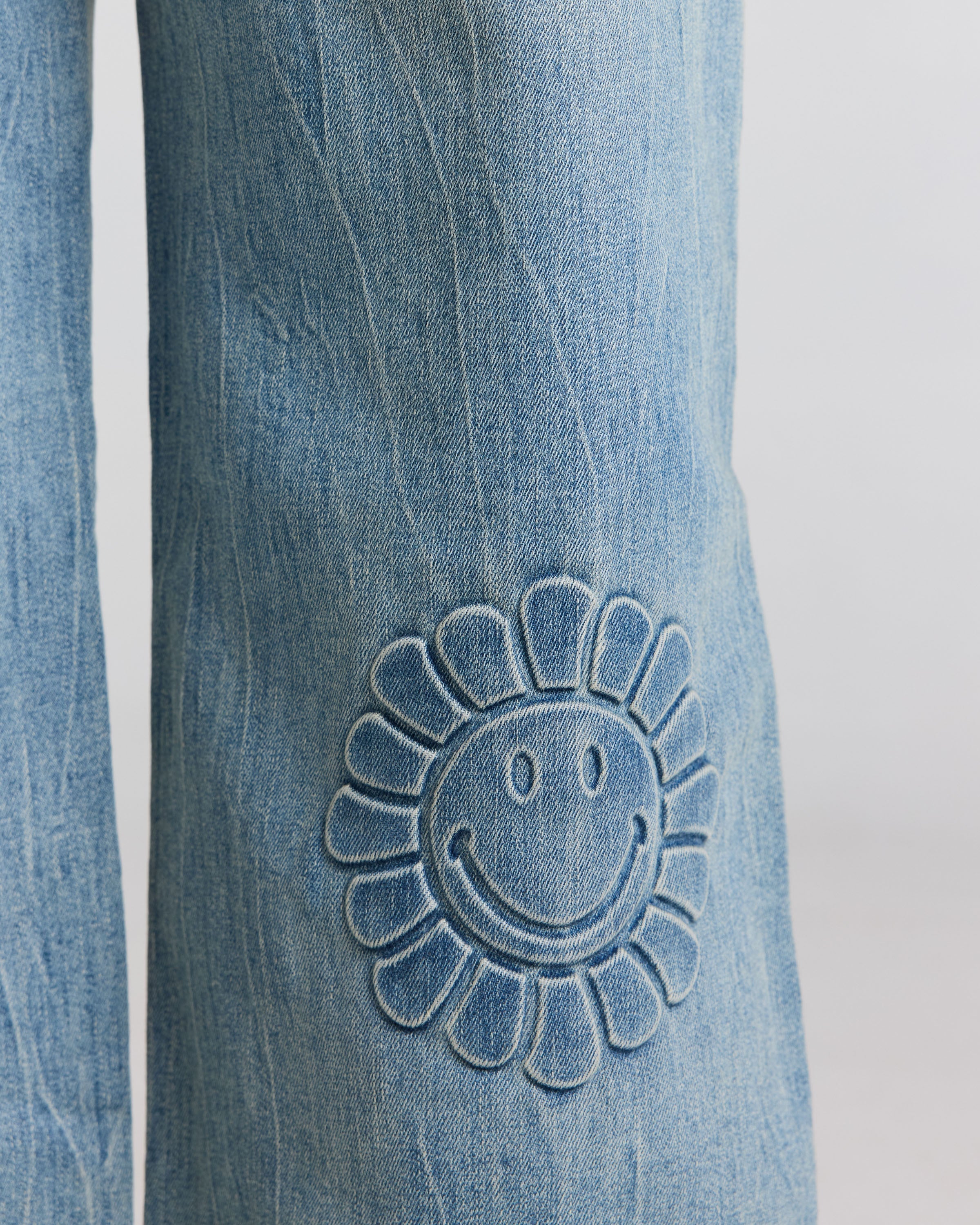 Smiley® Garden Straight Leg Jean, Denim