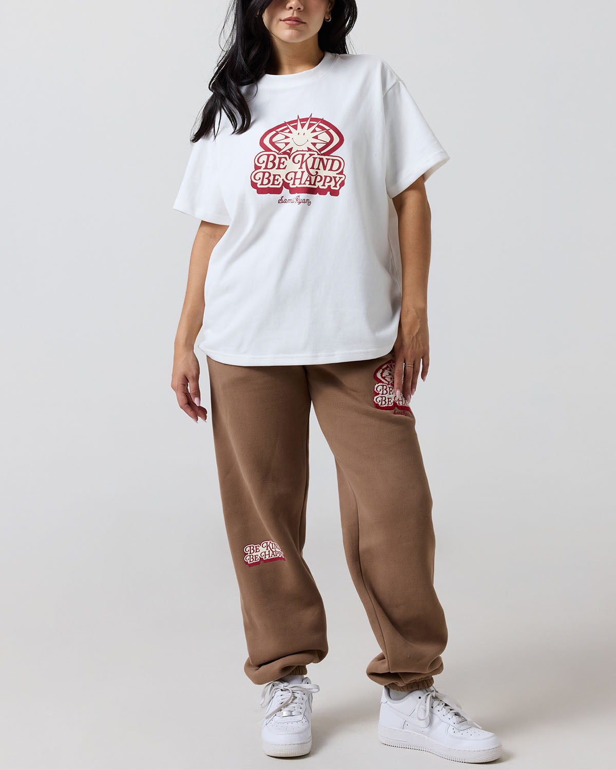 Smiley® Be Happy, Be Kind Oversized Tee