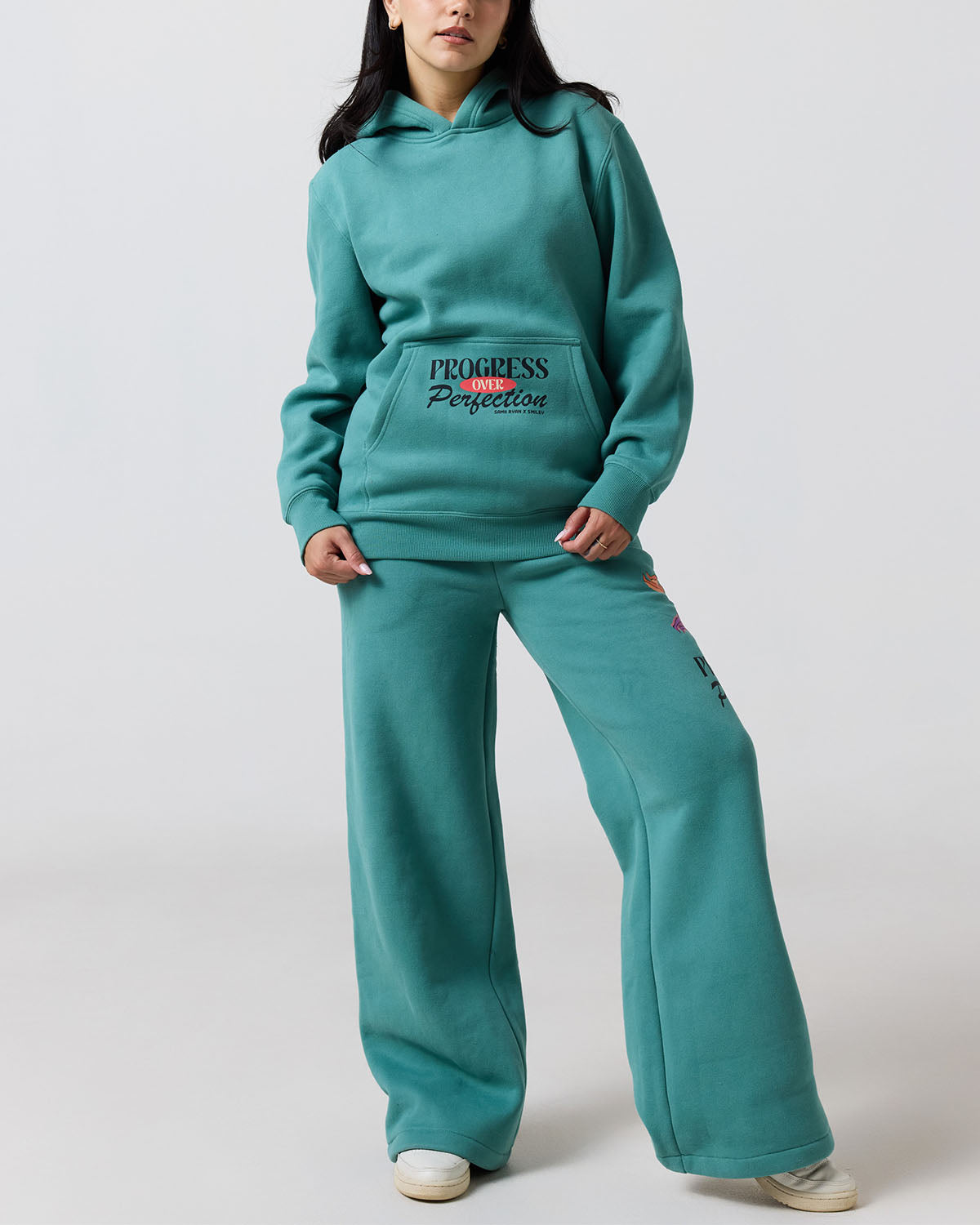 Smiley® Trust The Process Open Leg Sweatpants