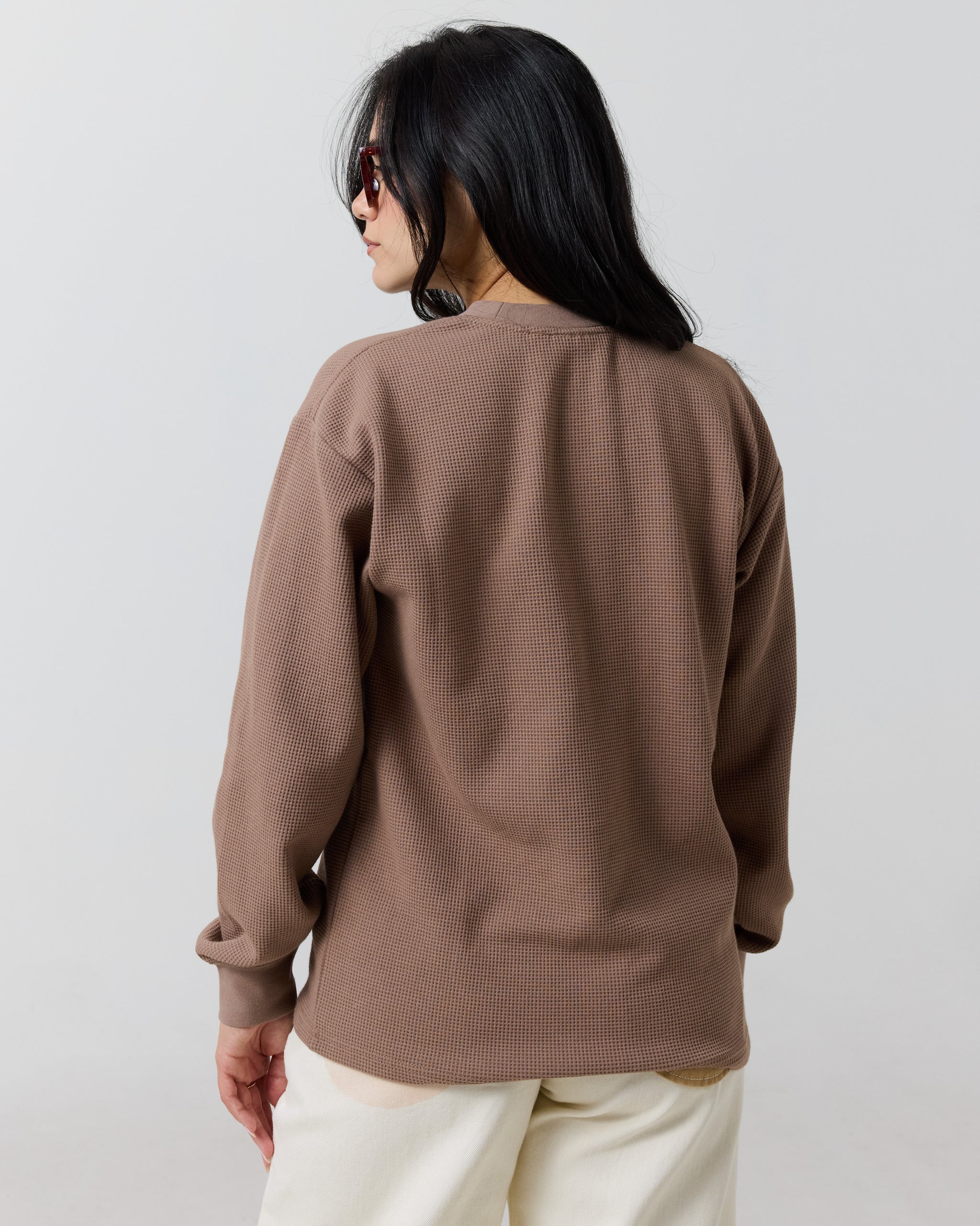 Smiley® Trust The Process Thermal Longsleeve, Brown