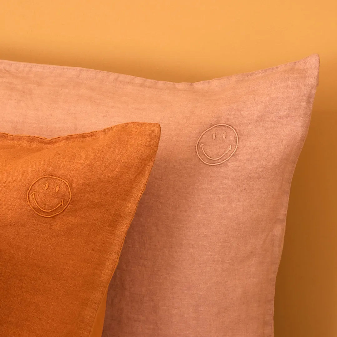 Biancoperla x Smiley® Double Duvet Cover Set - All Colours