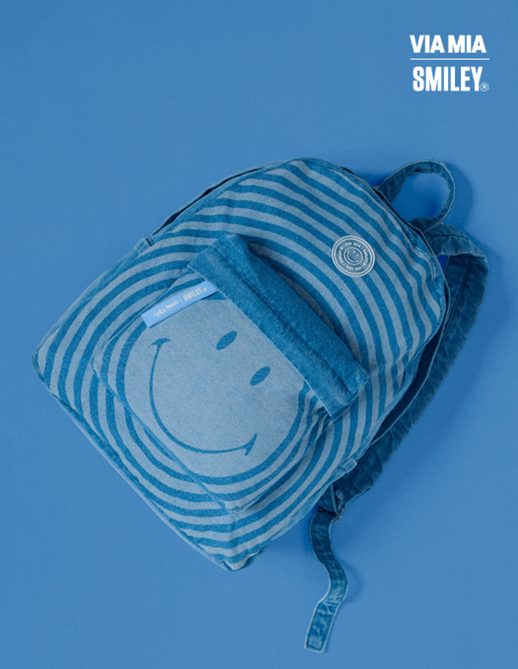 Collab Smiley + Jeans Backpack - Jeans - U