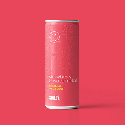快乐苏打草莓和西瓜 - 24 x 250 毫升。