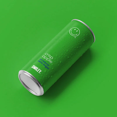 快乐苏打水脆苹果 - 24 x 250 毫升。