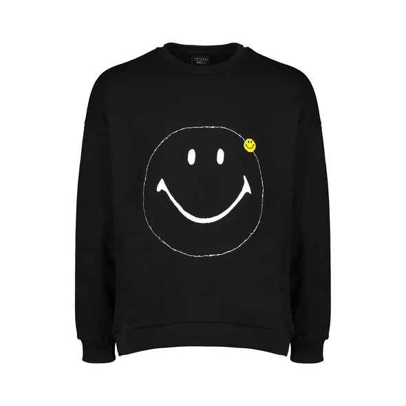 BLACK PIXEL CREWNECK – Smiley