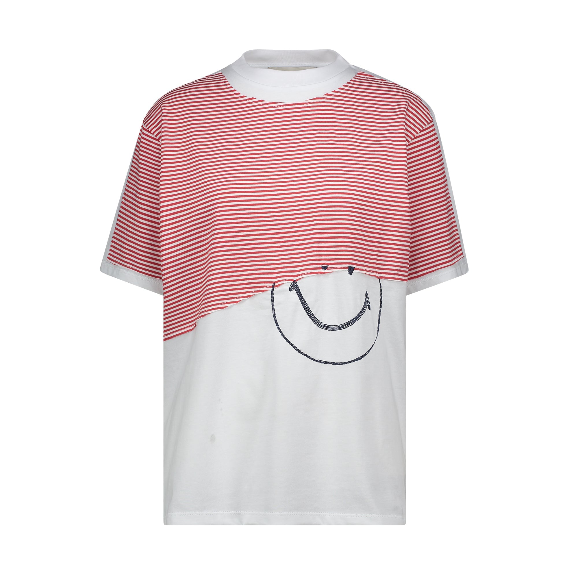 STRIPED CUT OUT TEE