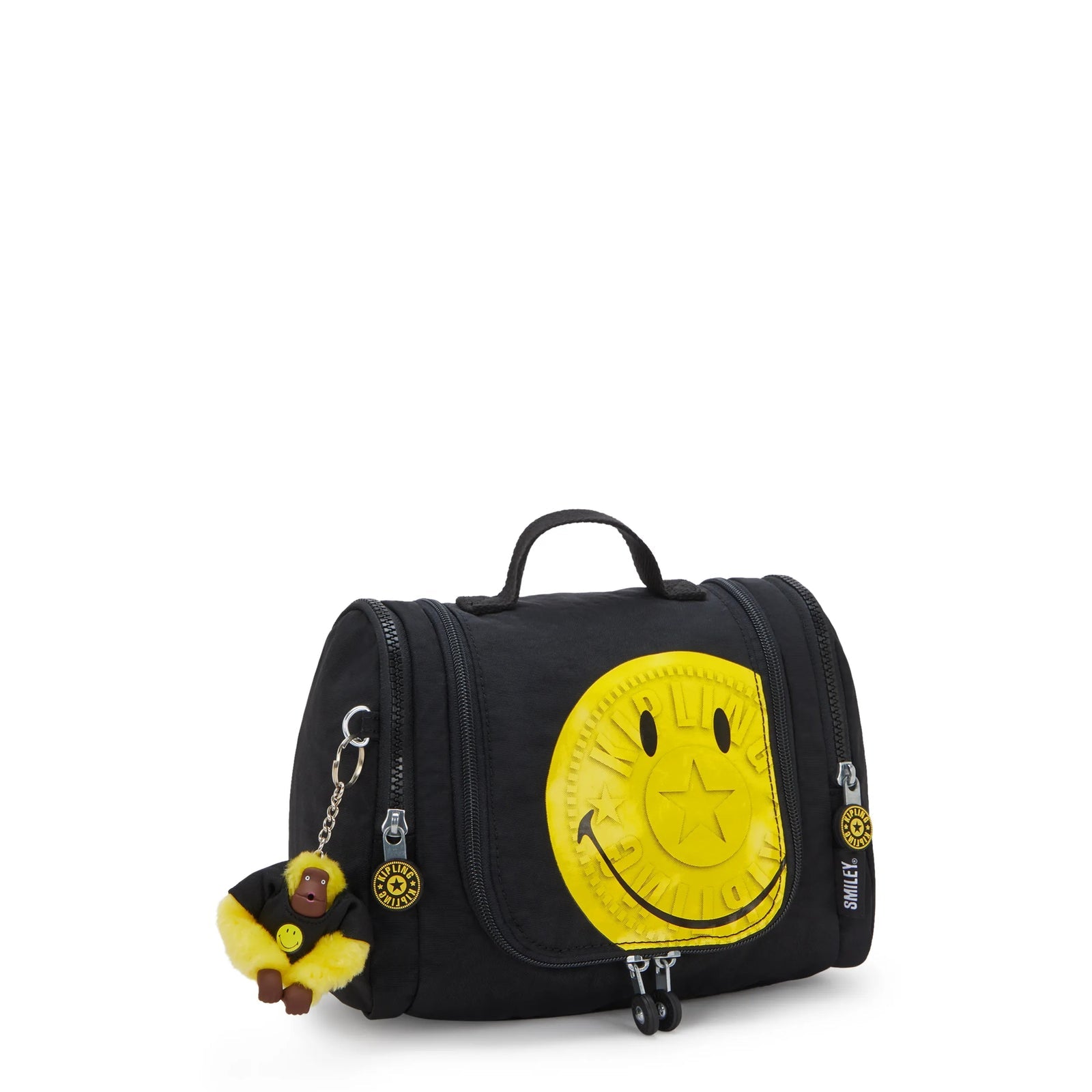 Smiley® 中 トイレタリーバッグ (吊り下げフック付き)