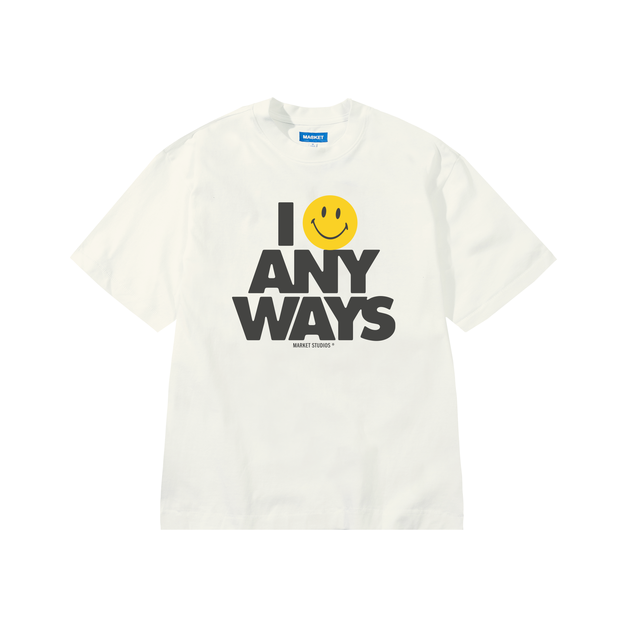 SMILEY SMILE ANYWAYS T-SHIRT