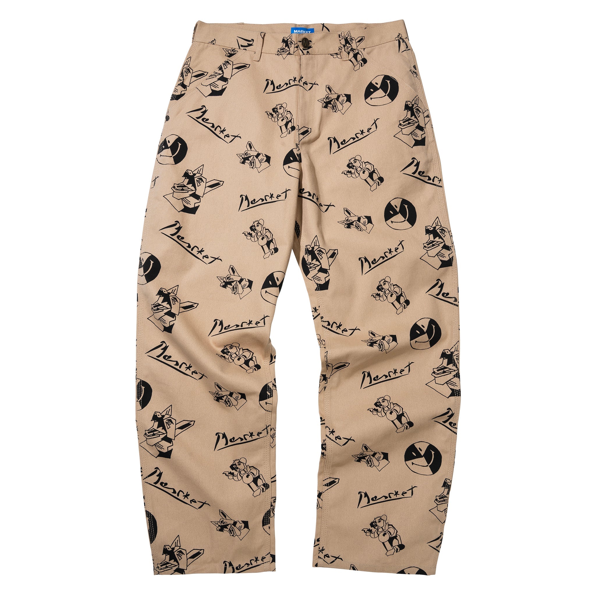 SMILEY CUBISM DOUBLE KNEE PANT