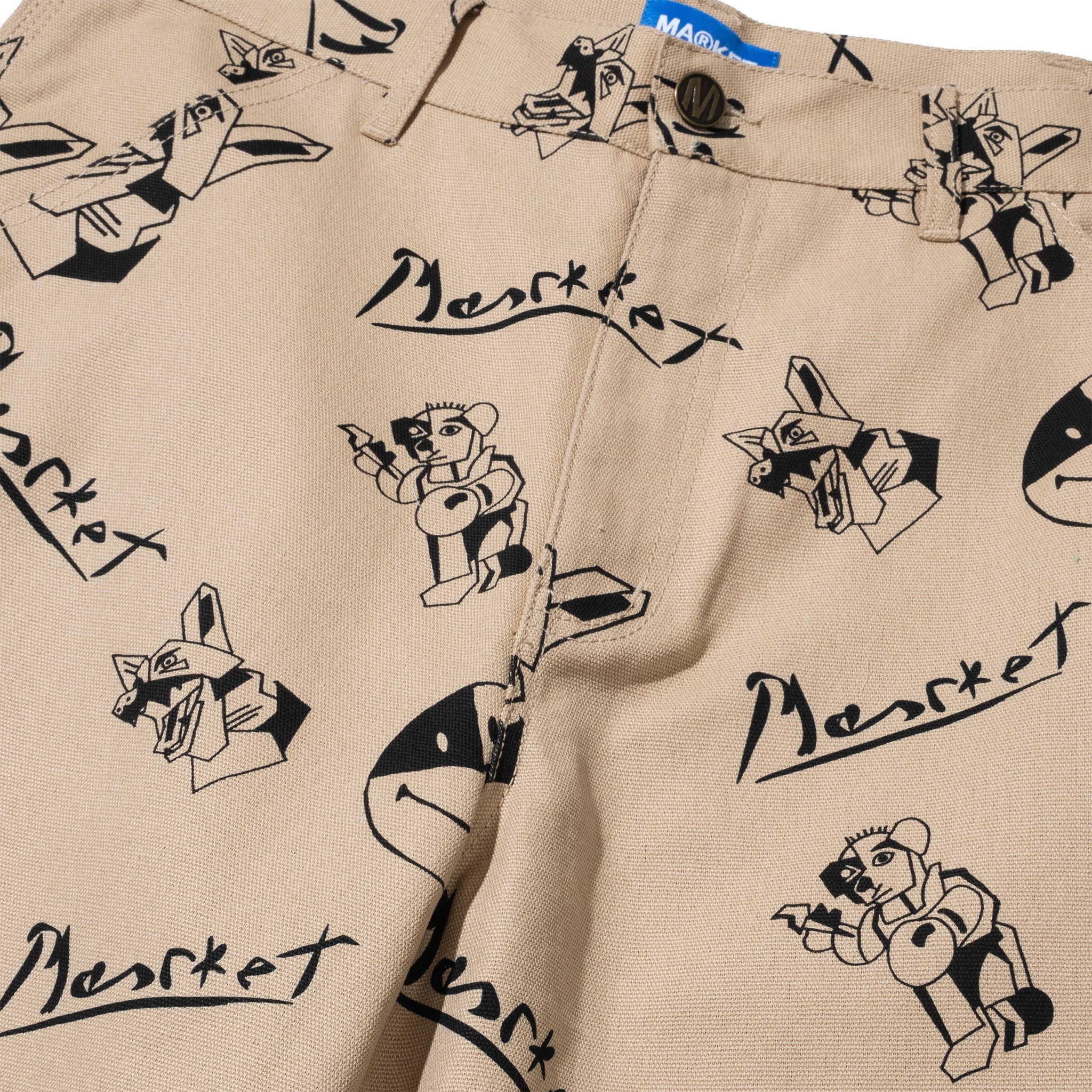 SMILEY CUBISM DOUBLE KNEE PANT