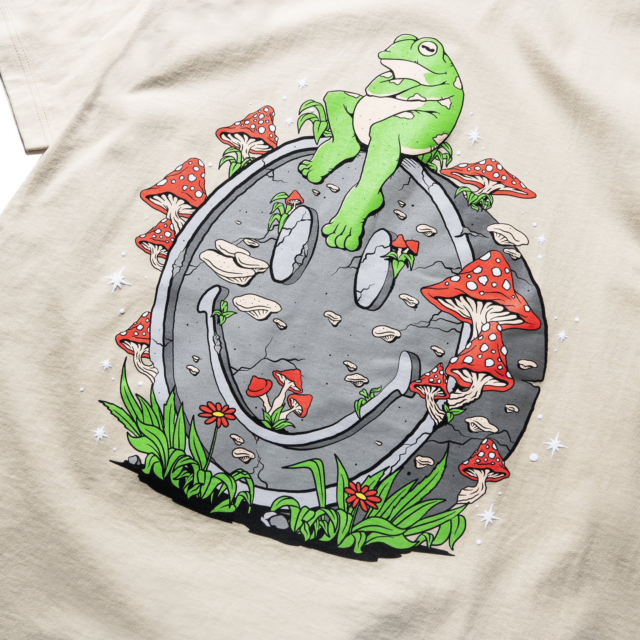SMILEY ON THE SLAB T-SHIRT