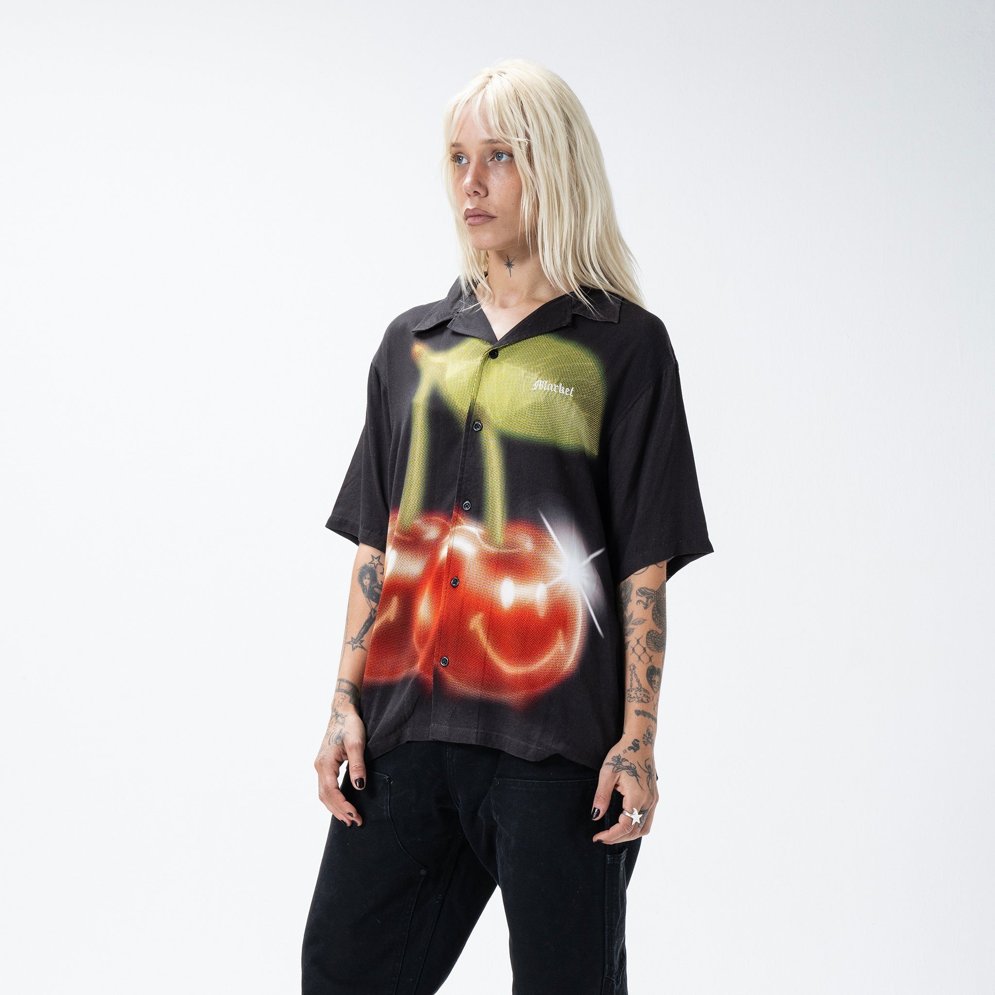 Smiley® Cherries SS Button Up