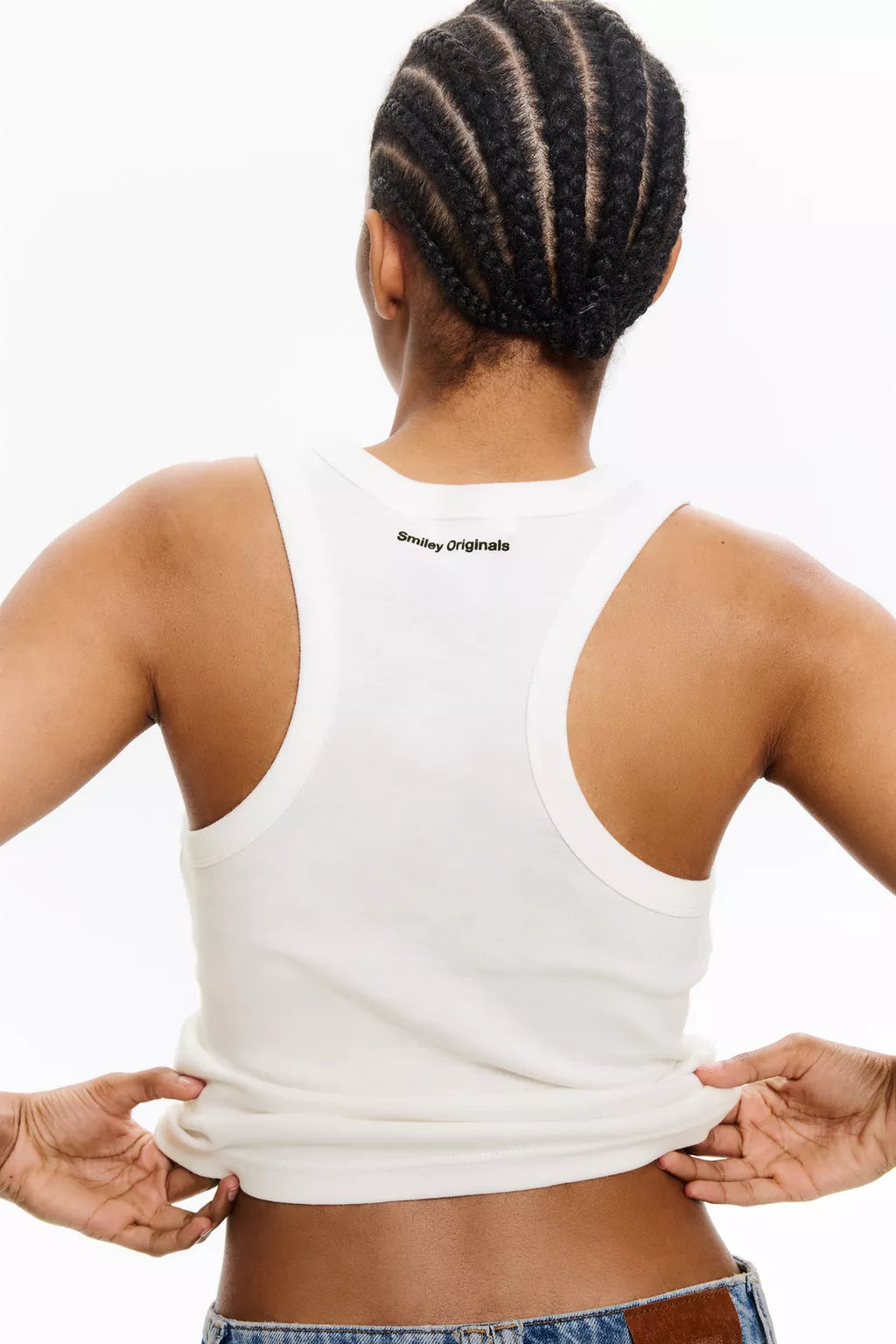 Smiley flower vest top