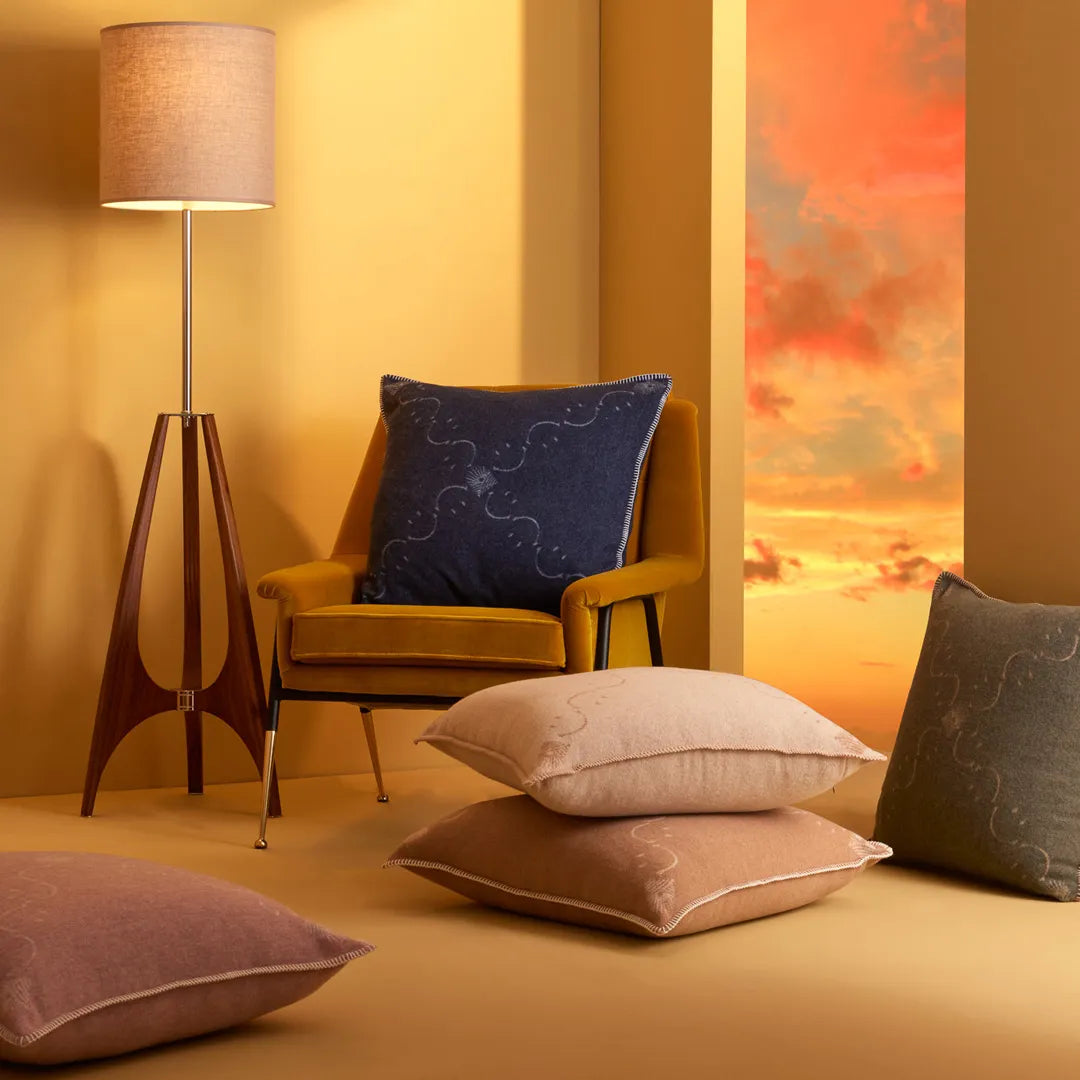 Biancoperla x Smiley® Jacquard Decorative Cushion - All Colours