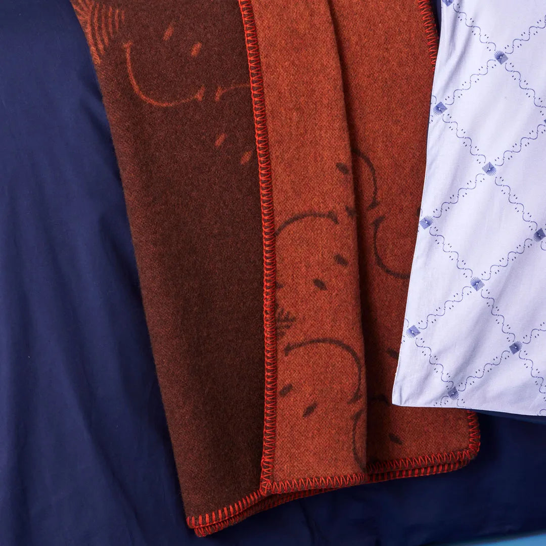 Biancoperla x Smiley® Jacquard Throw Blanket - All Colours