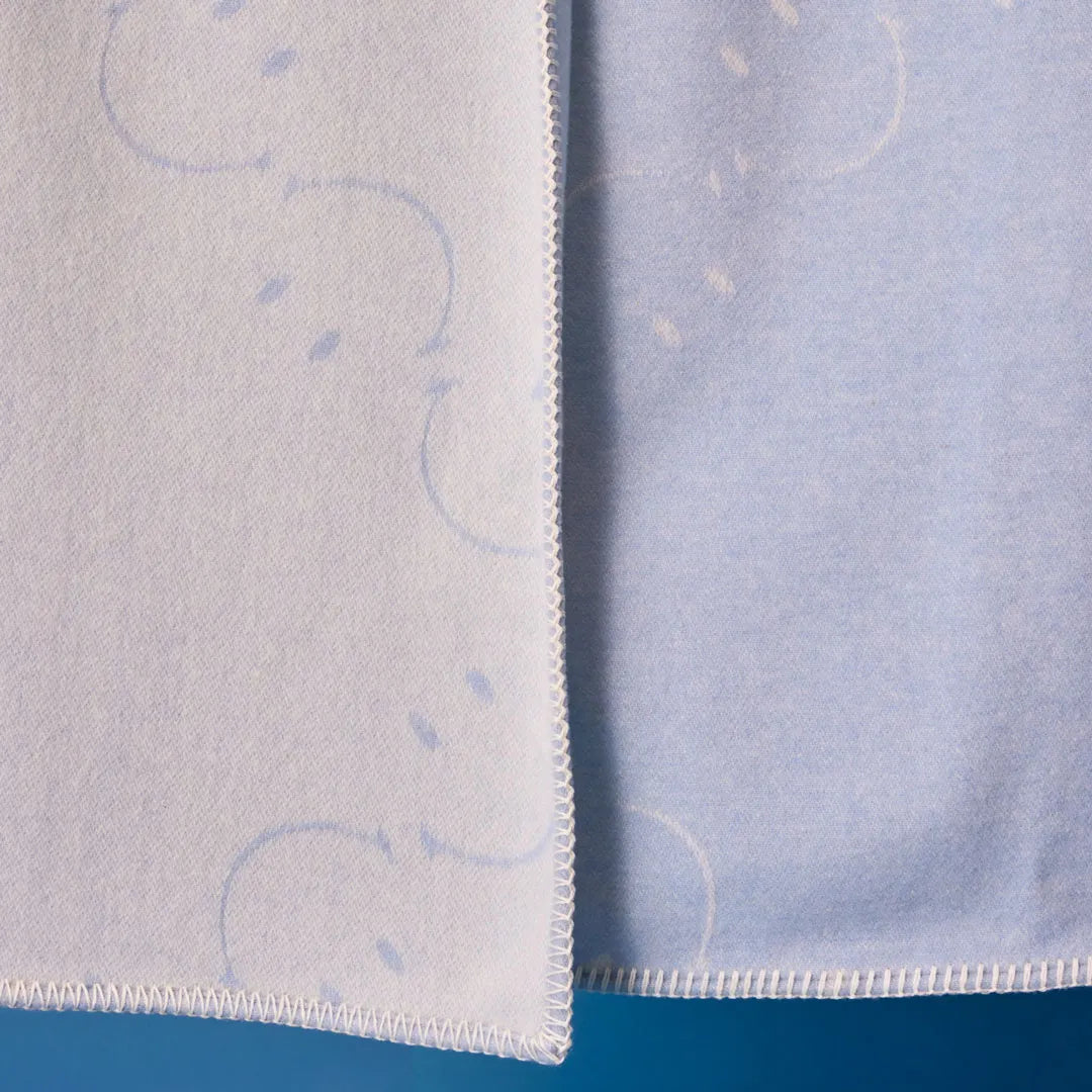 Biancoperla x Smiley® Jacquard Throw Blanket - All Colours
